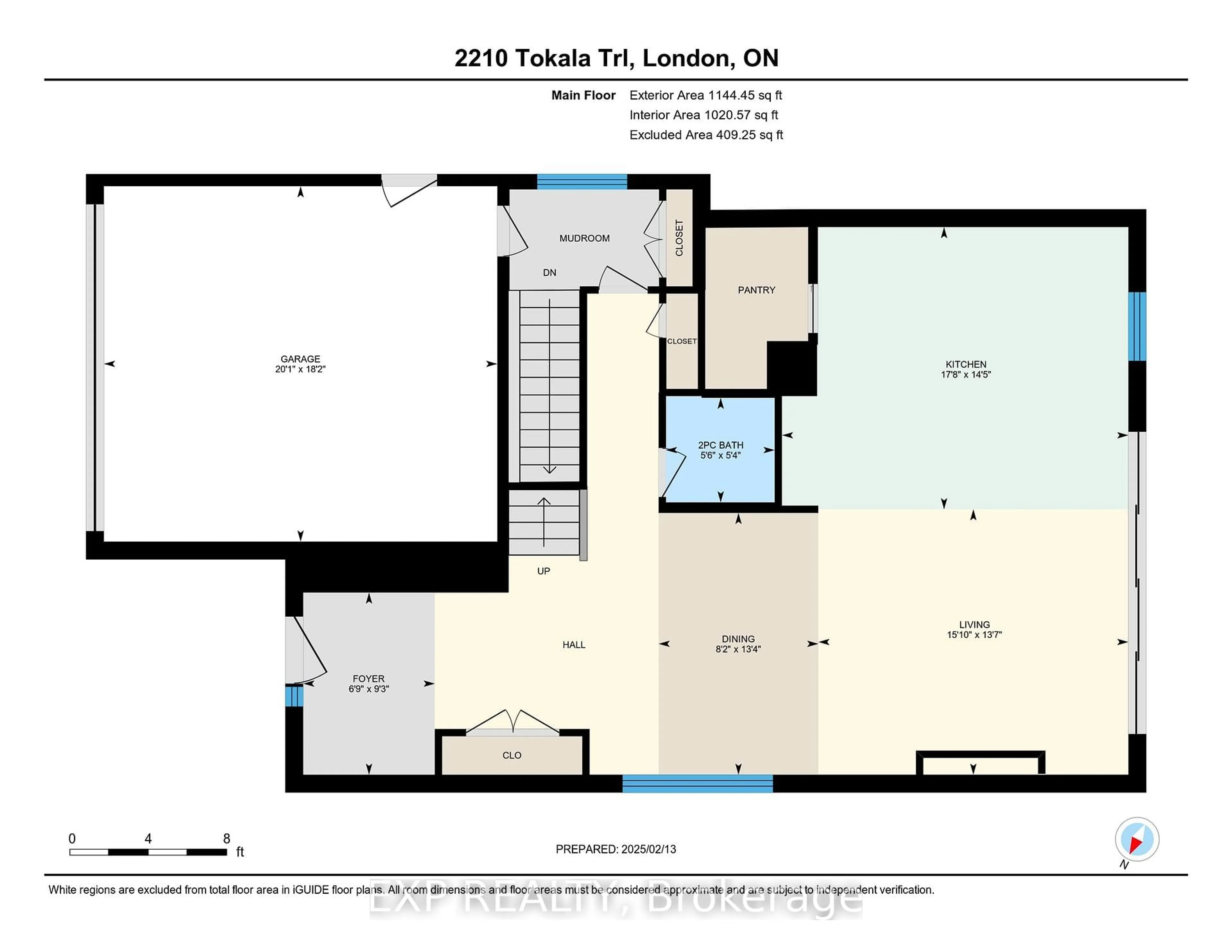Floor plan for 2210 Tokala Tr, London North Ontario N6G 0V8