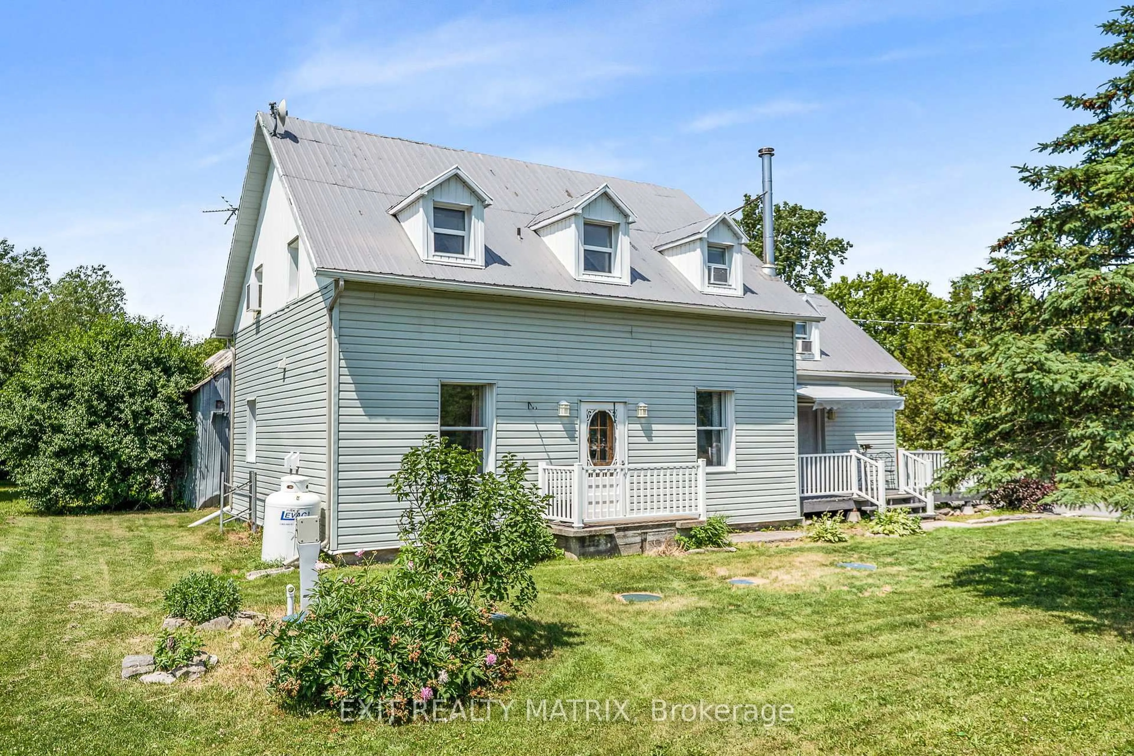 A pic from outside/outdoor area/front of a property/back of a property/a pic from drone, street for 2730 Ritchance Rd, Champlain Ontario K0B 1A0