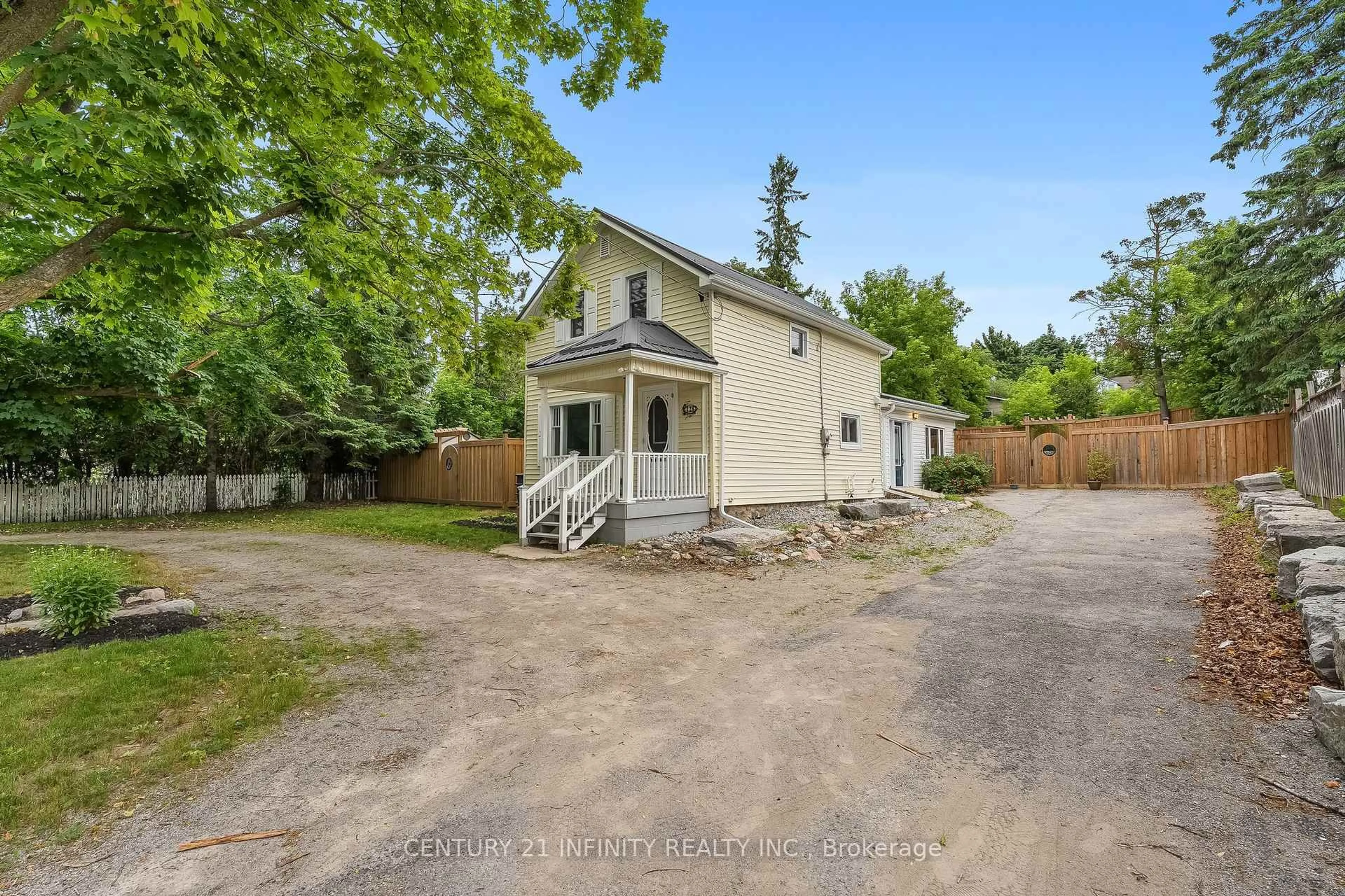 A pic from outside/outdoor area/front of a property/back of a property/a pic from drone, street for 128 Glengarry Rd, Kawartha Lakes Ontario L0A 1A0