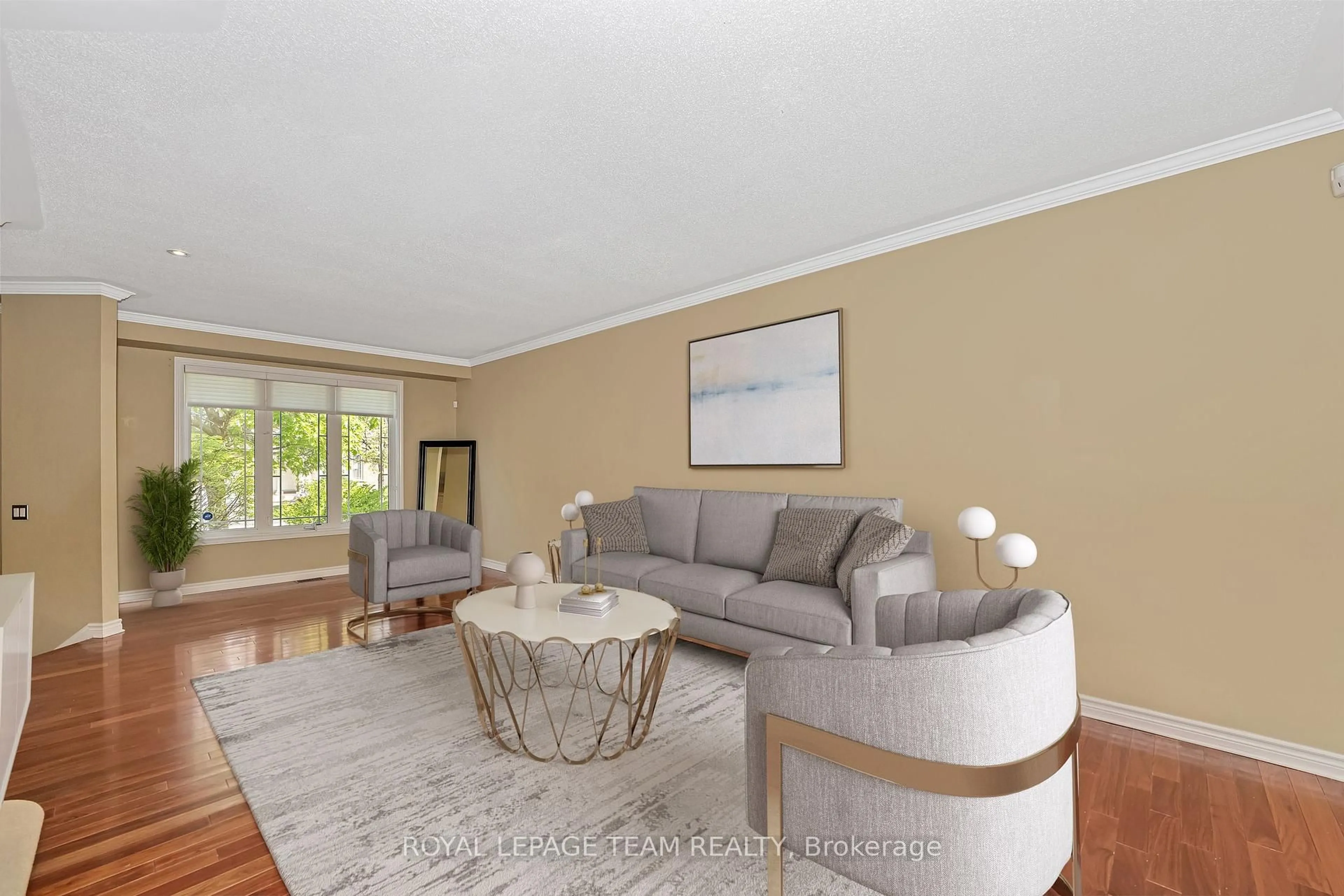 Living room with furniture, unknown for 120 Tapestry Dr, Ottawa Ontario K2J 0H3