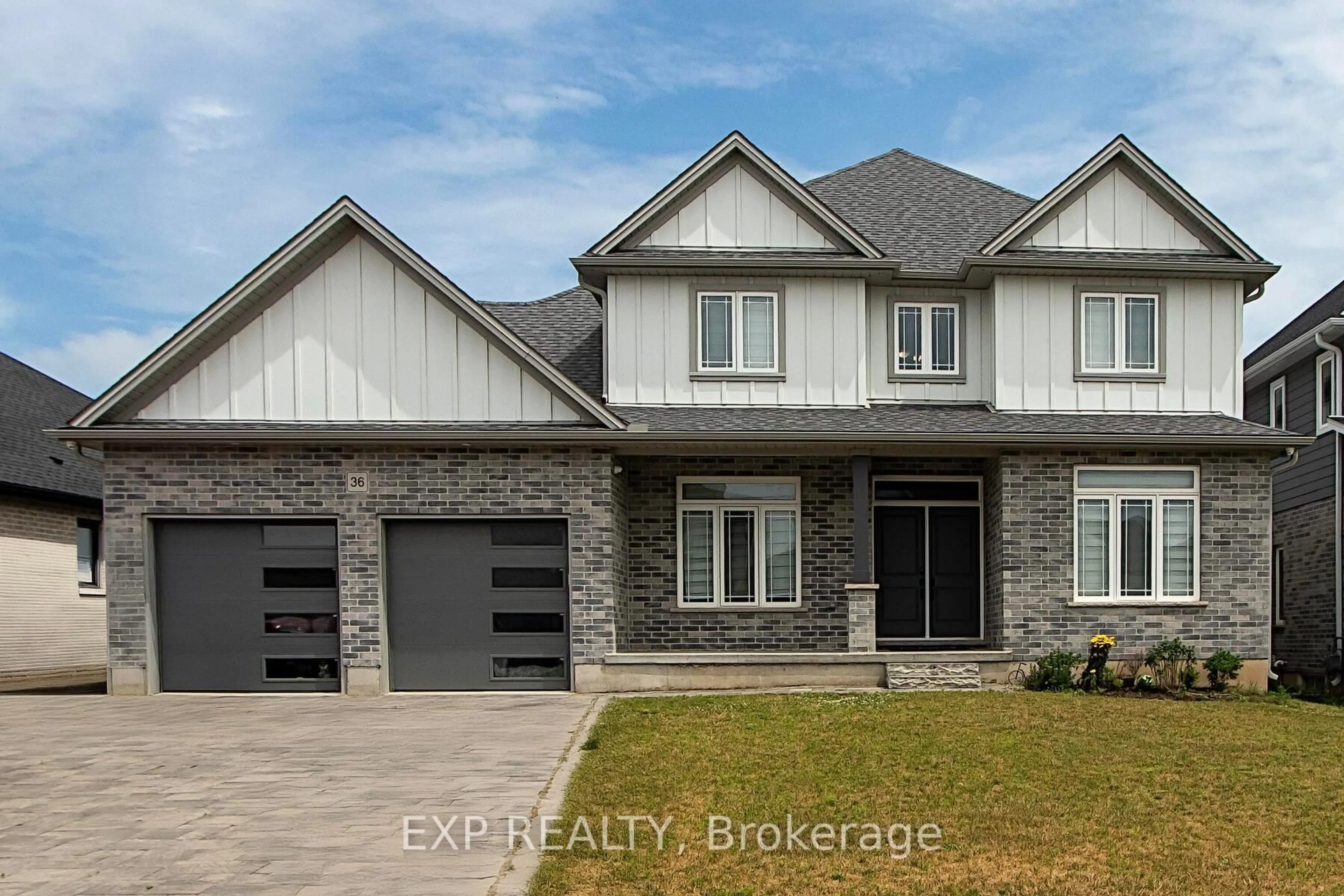 Home with brick exterior material, street for 36 Hazelwood Pass, Thames Centre Ontario N0L 1G2