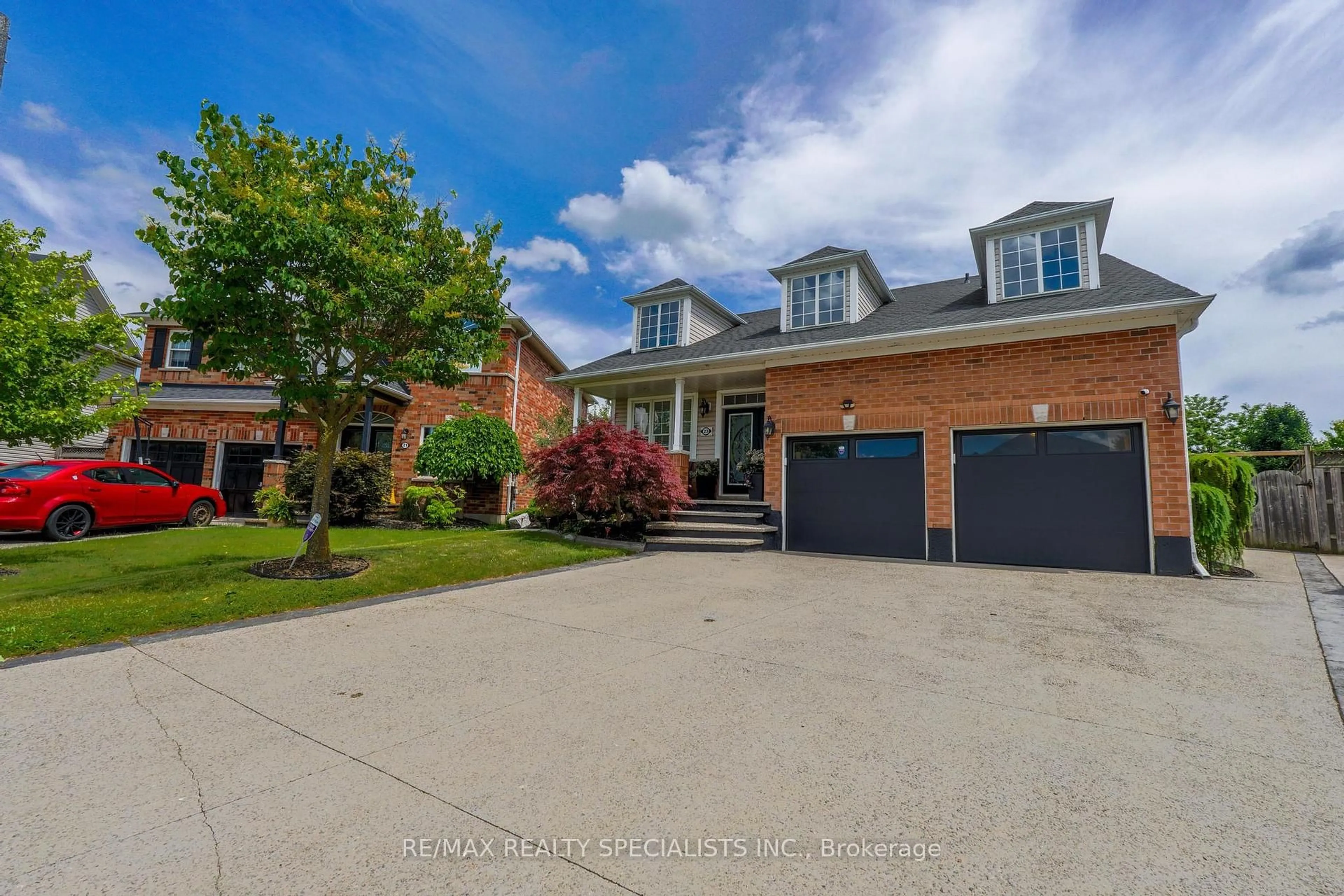 Home with brick exterior material, street for 23 Mathews Crt, Brant Ontario N3T 0A9