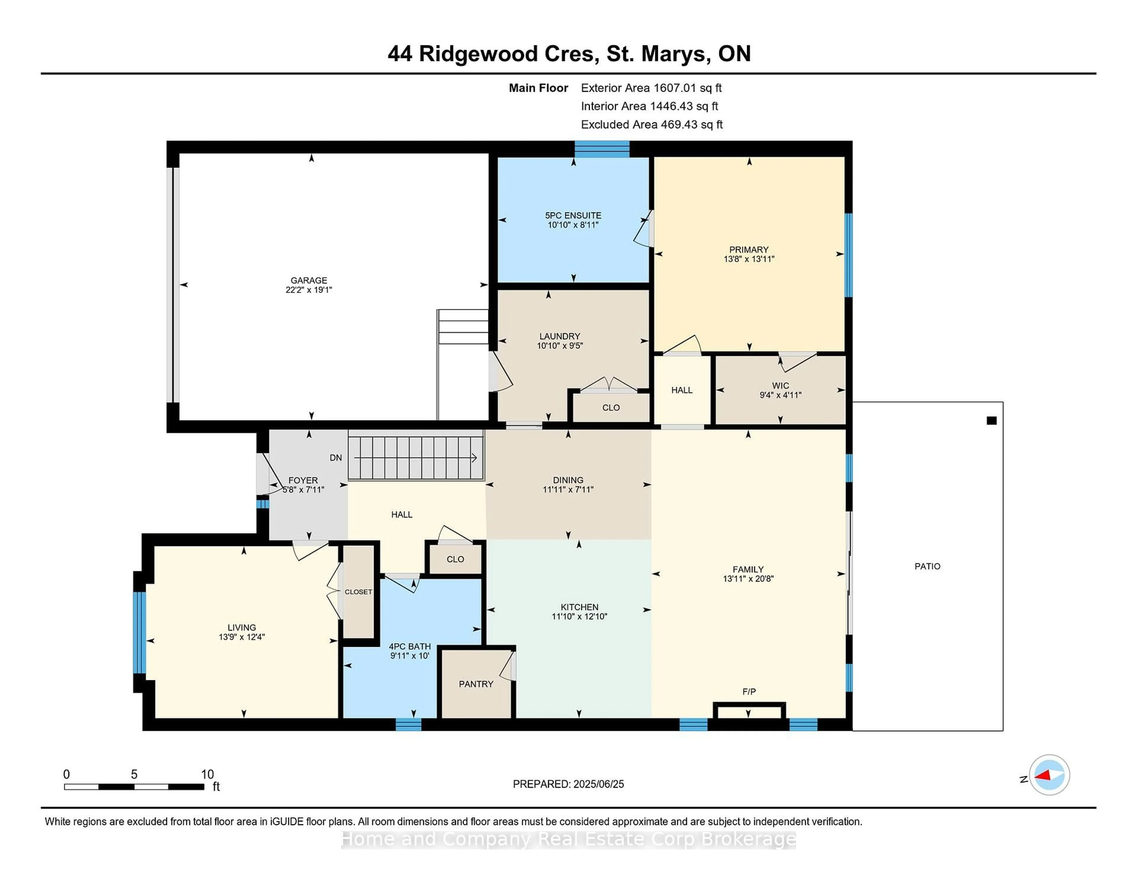 Floor plan for 44 Ridgewood Cres, St. Marys Ontario N4X 1E8