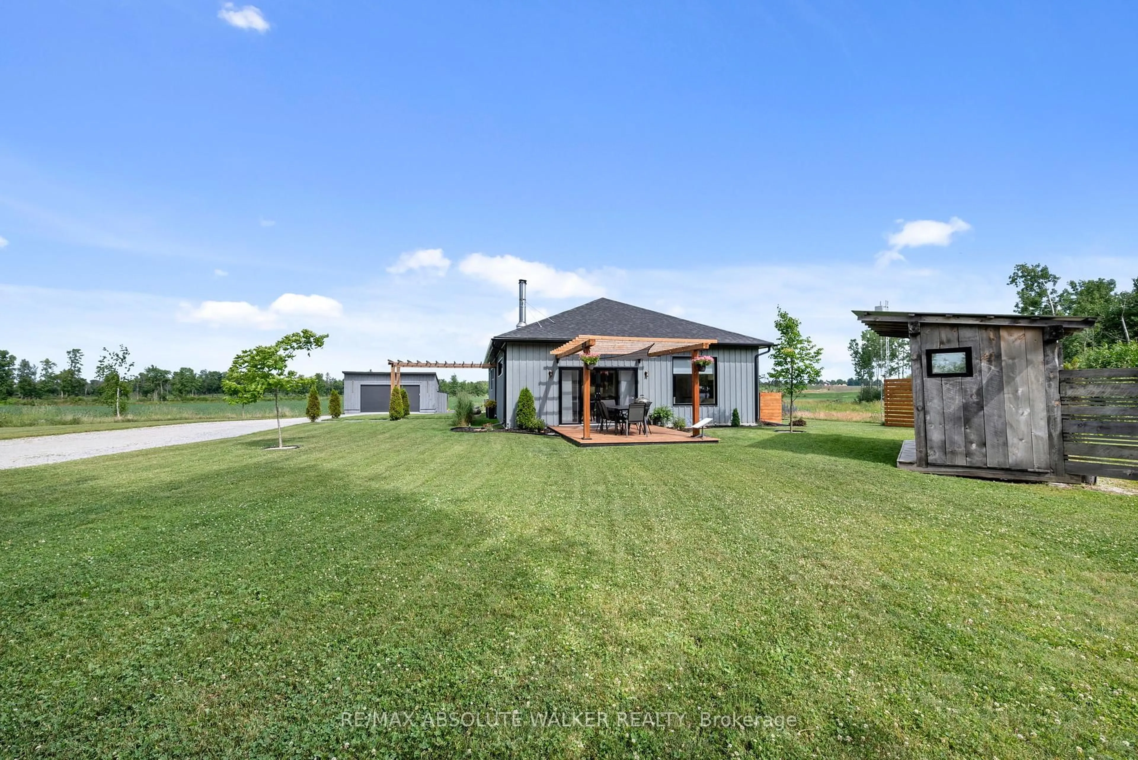 A pic from outside/outdoor area/front of a property/back of a property/a pic from drone, unknown for 2973 Drummond Concession 10A Rd, Balderson Ontario K0G 1A0