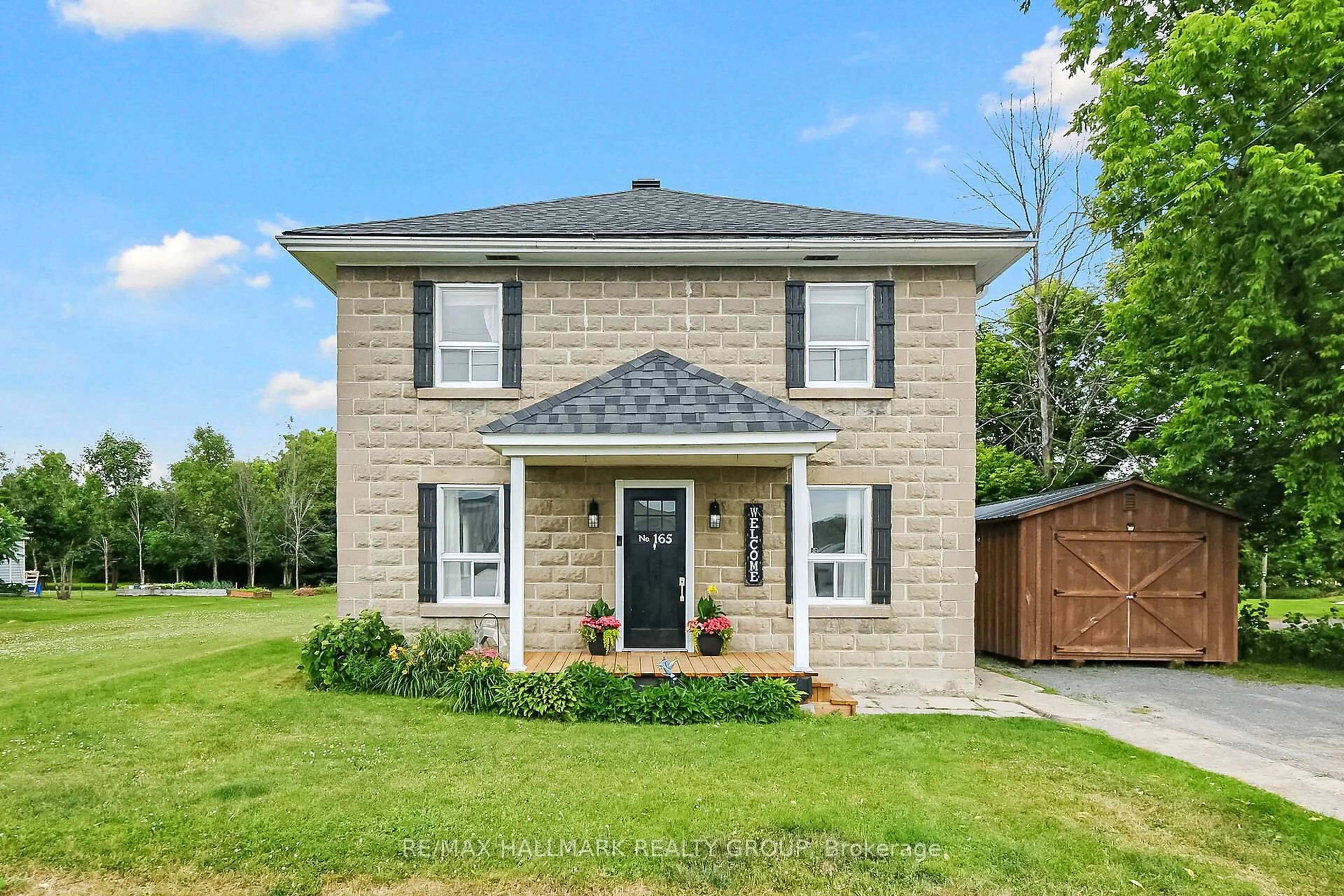 Home with brick exterior material, street for 165 Jessup's Falls Rd, Alfred and Plantagenet Ontario K0B 1L0
