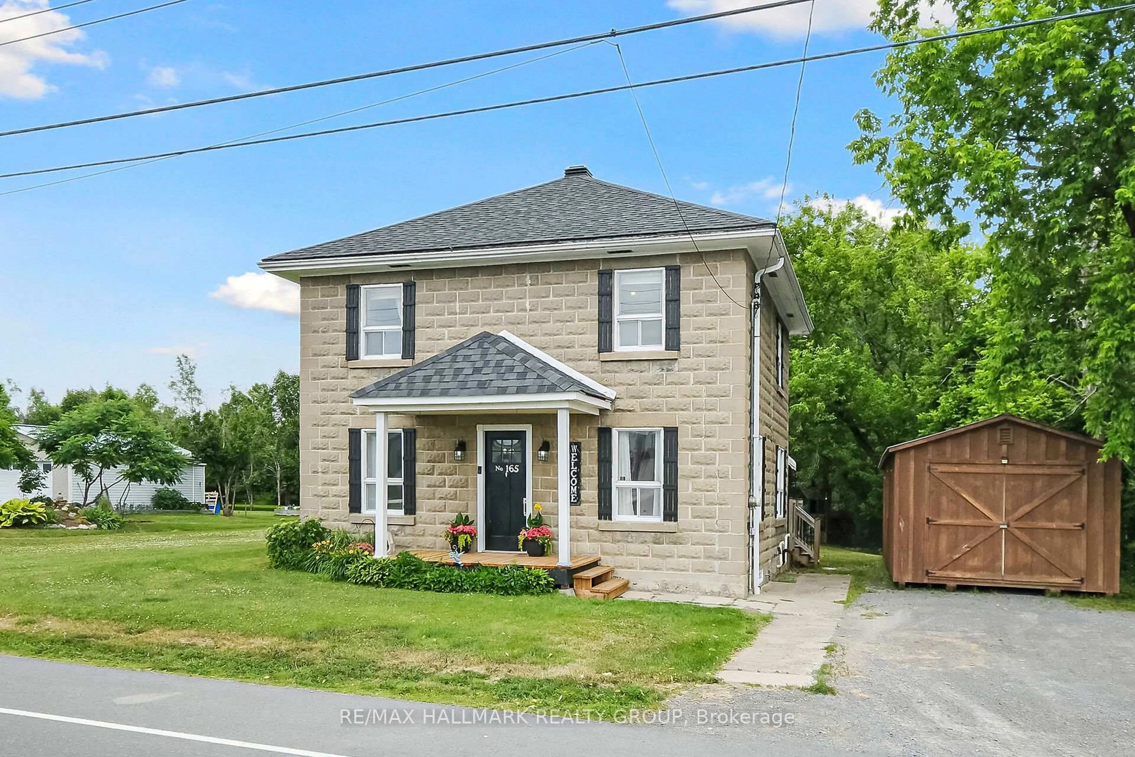 Home with brick exterior material, street for 165 Jessup's Falls Rd, Alfred and Plantagenet Ontario K0B 1L0