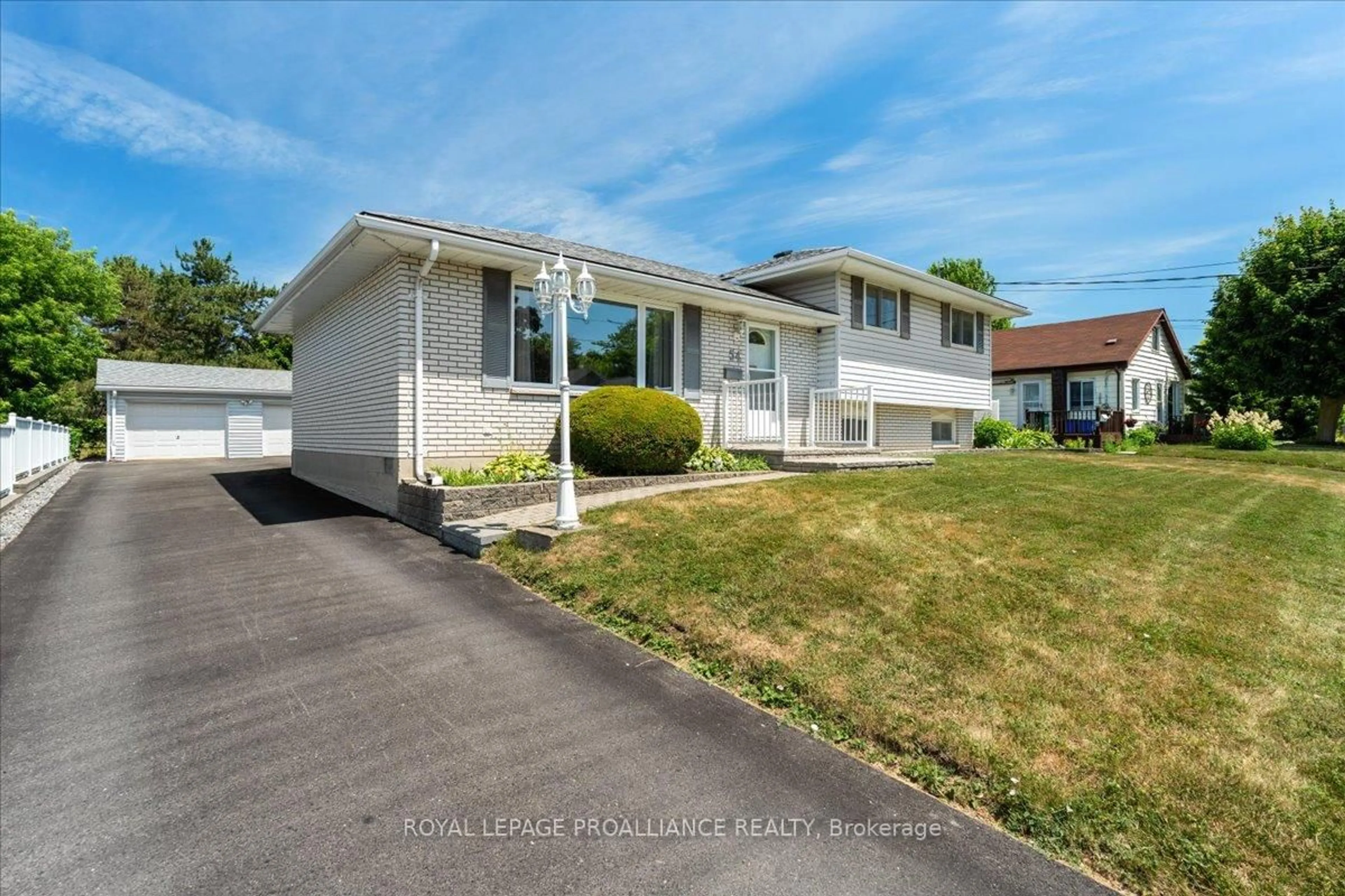 Home with vinyl exterior material, street for 54 Safe Blvd, Belleville Ontario K8N 2W9
