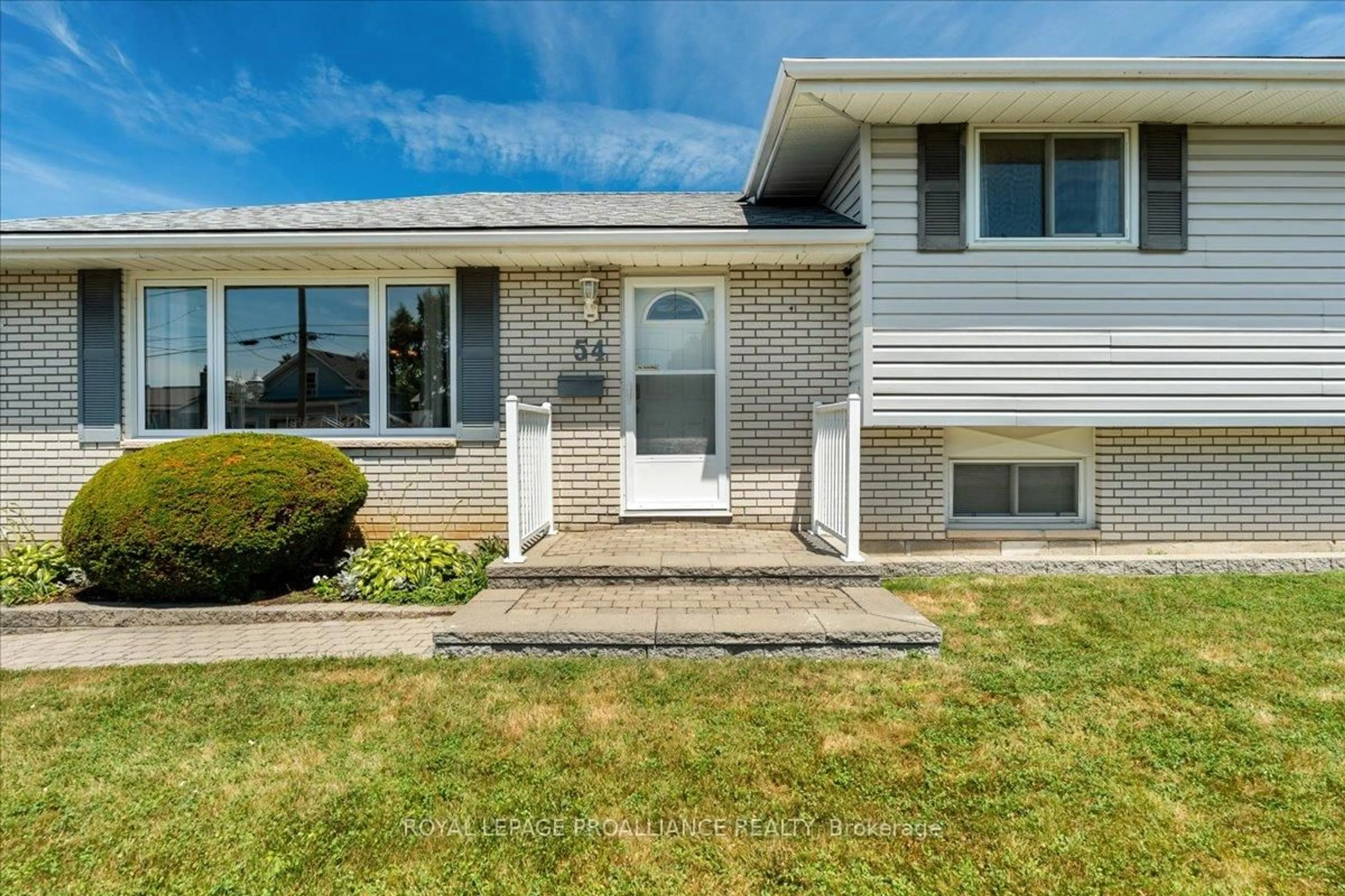 Home with vinyl exterior material, street for 54 Safe Blvd, Belleville Ontario K8N 2W9