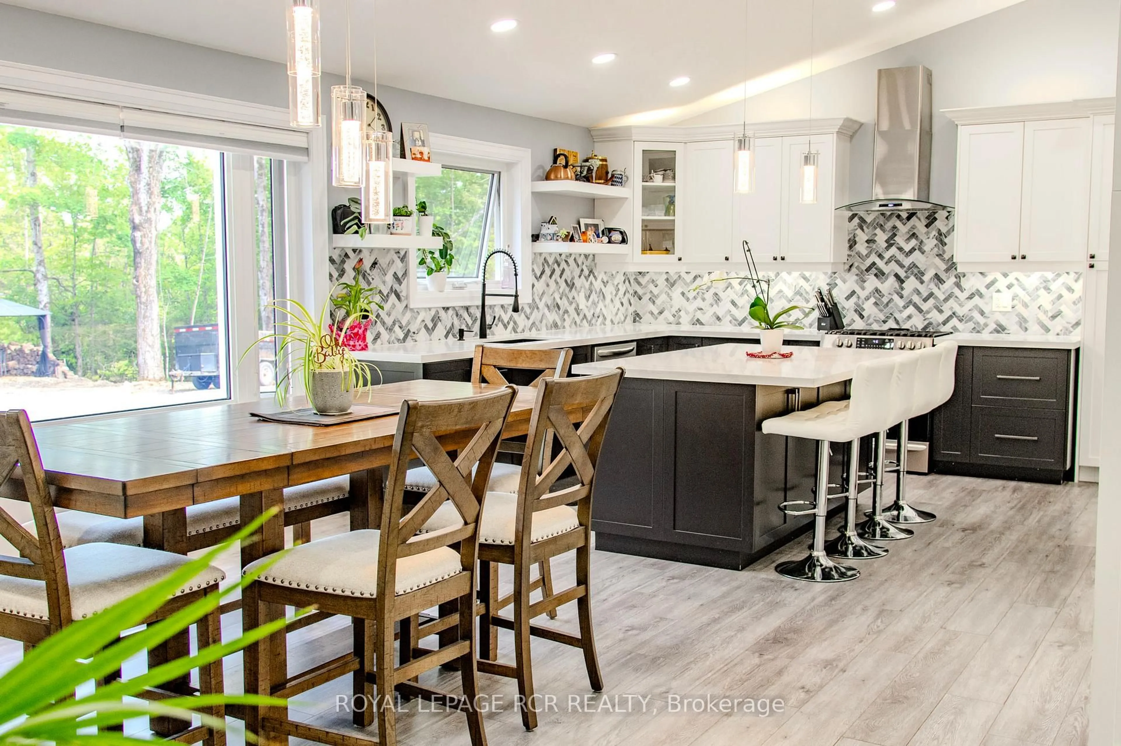 Open concept kitchen, ceramic/tile floor for 9 Lytle Lane, Kawartha Lakes Ontario K0M 2B0
