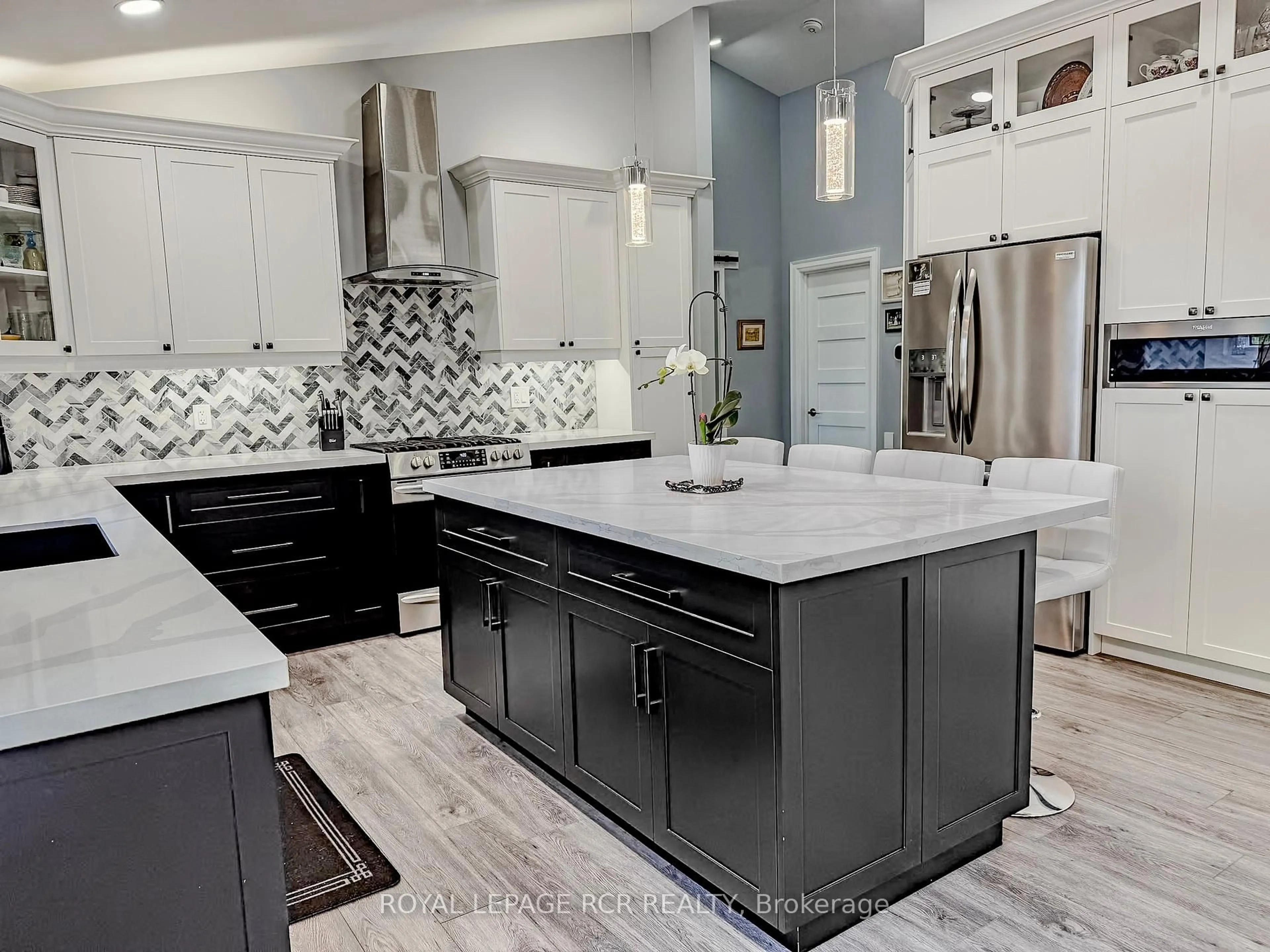 Contemporary kitchen, ceramic/tile floor for 9 Lytle Lane, Kawartha Lakes Ontario K0M 2B0