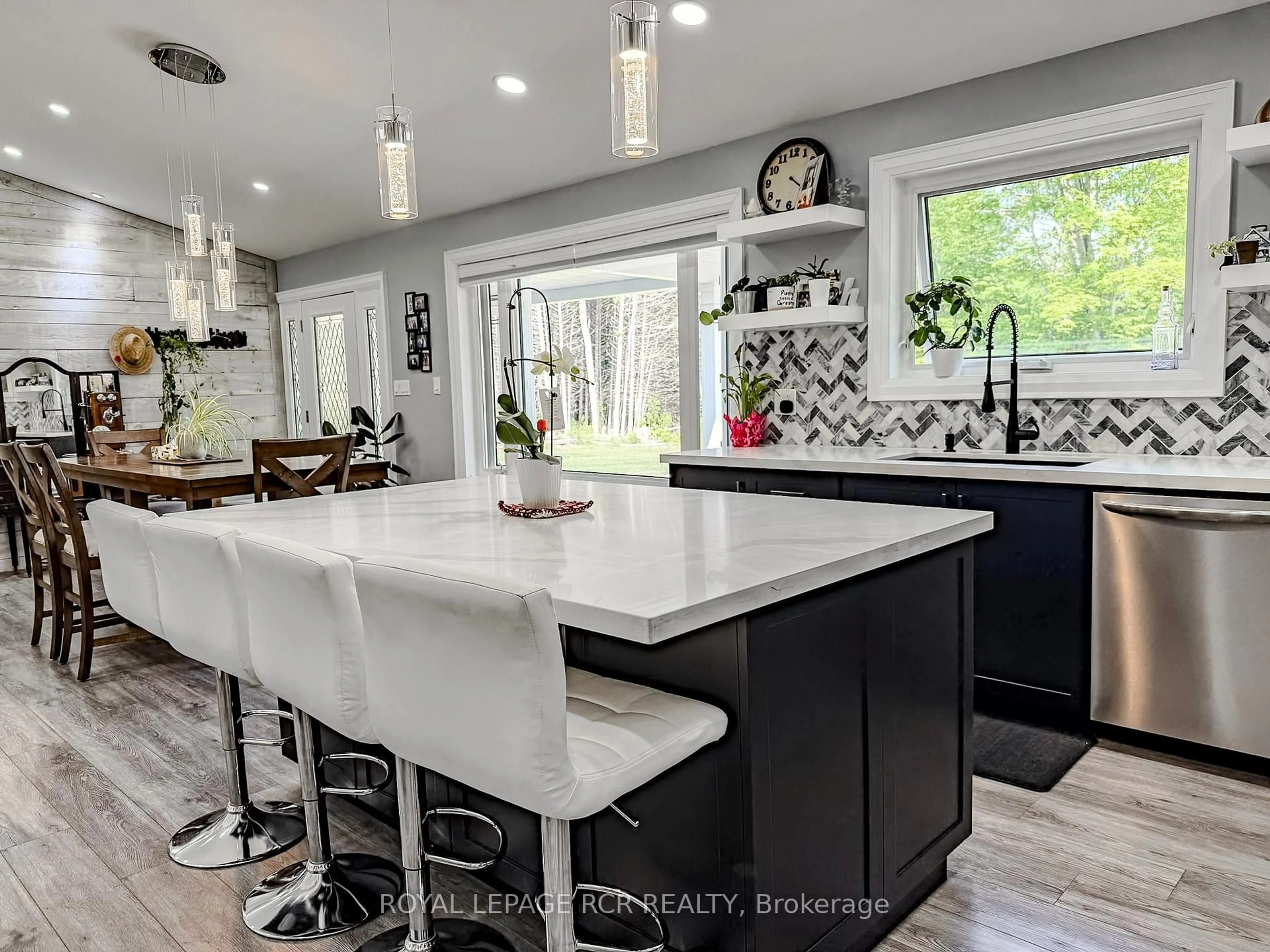 Contemporary kitchen, ceramic/tile floor for 9 Lytle Lane, Kawartha Lakes Ontario K0M 2B0