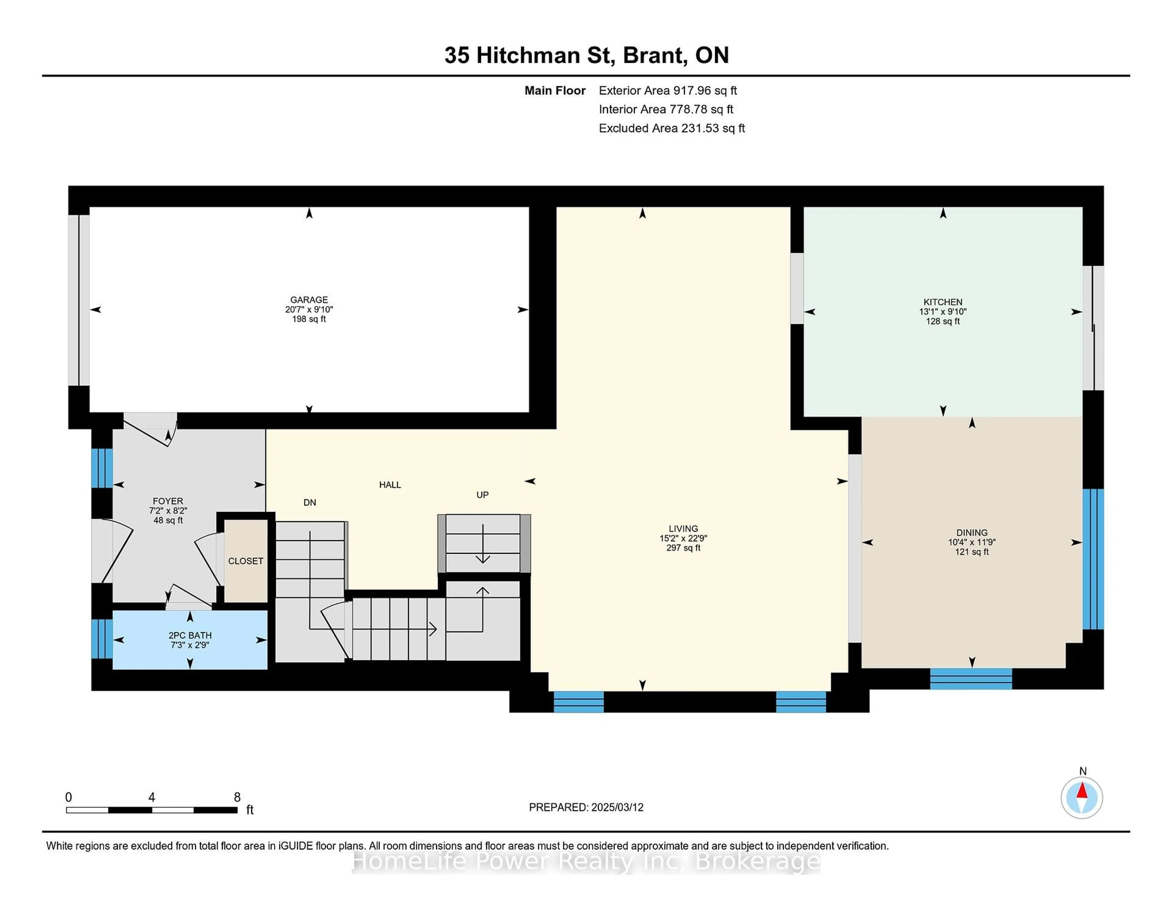 Floor plan for 35 Hitchman St, Brant Ontario N3L 3E3