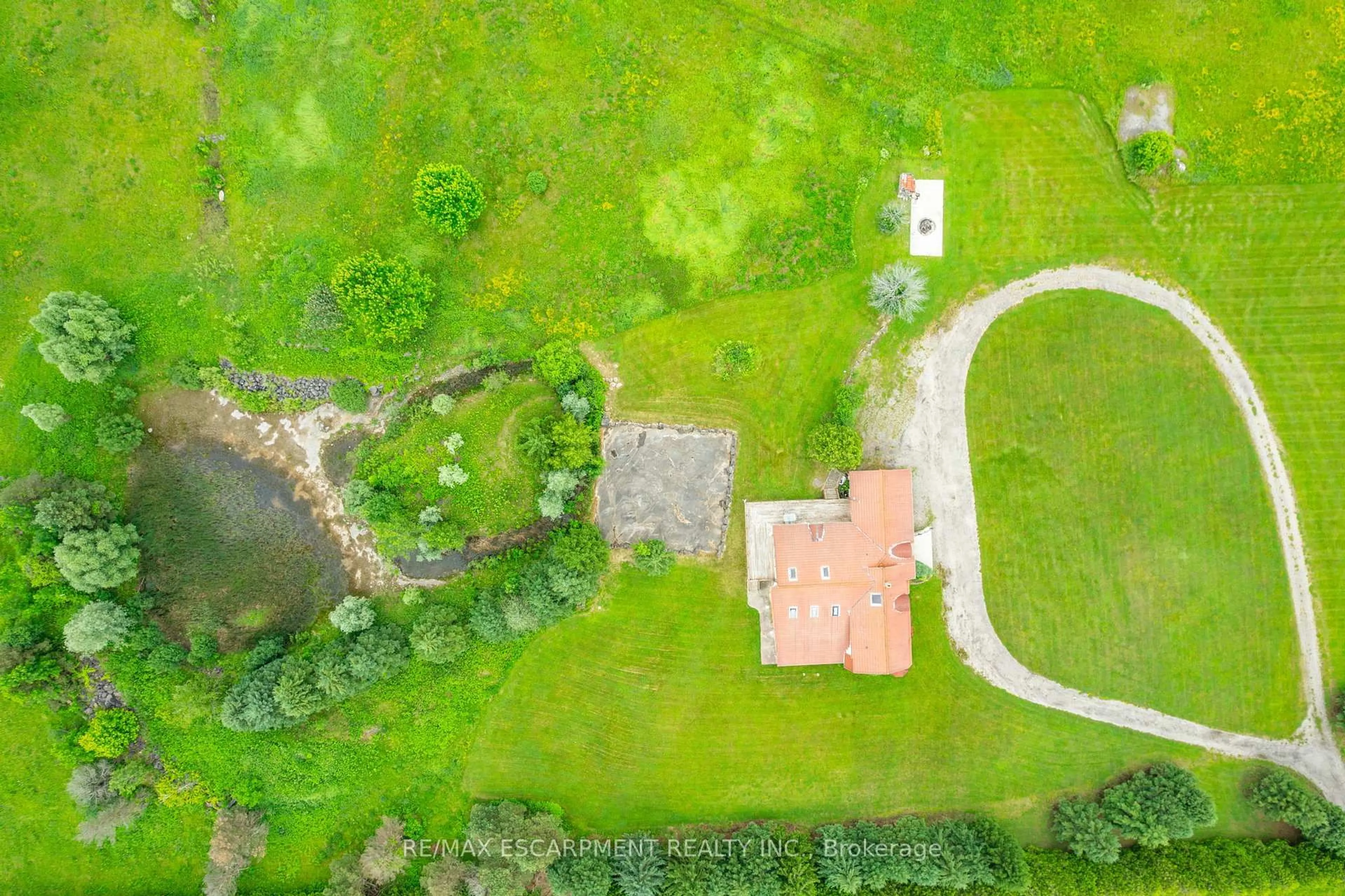 A pic from outside/outdoor area/front of a property/back of a property/a pic from drone, unknown for 1751 Kirkwall Rd, Hamilton Ontario N1R 5S7