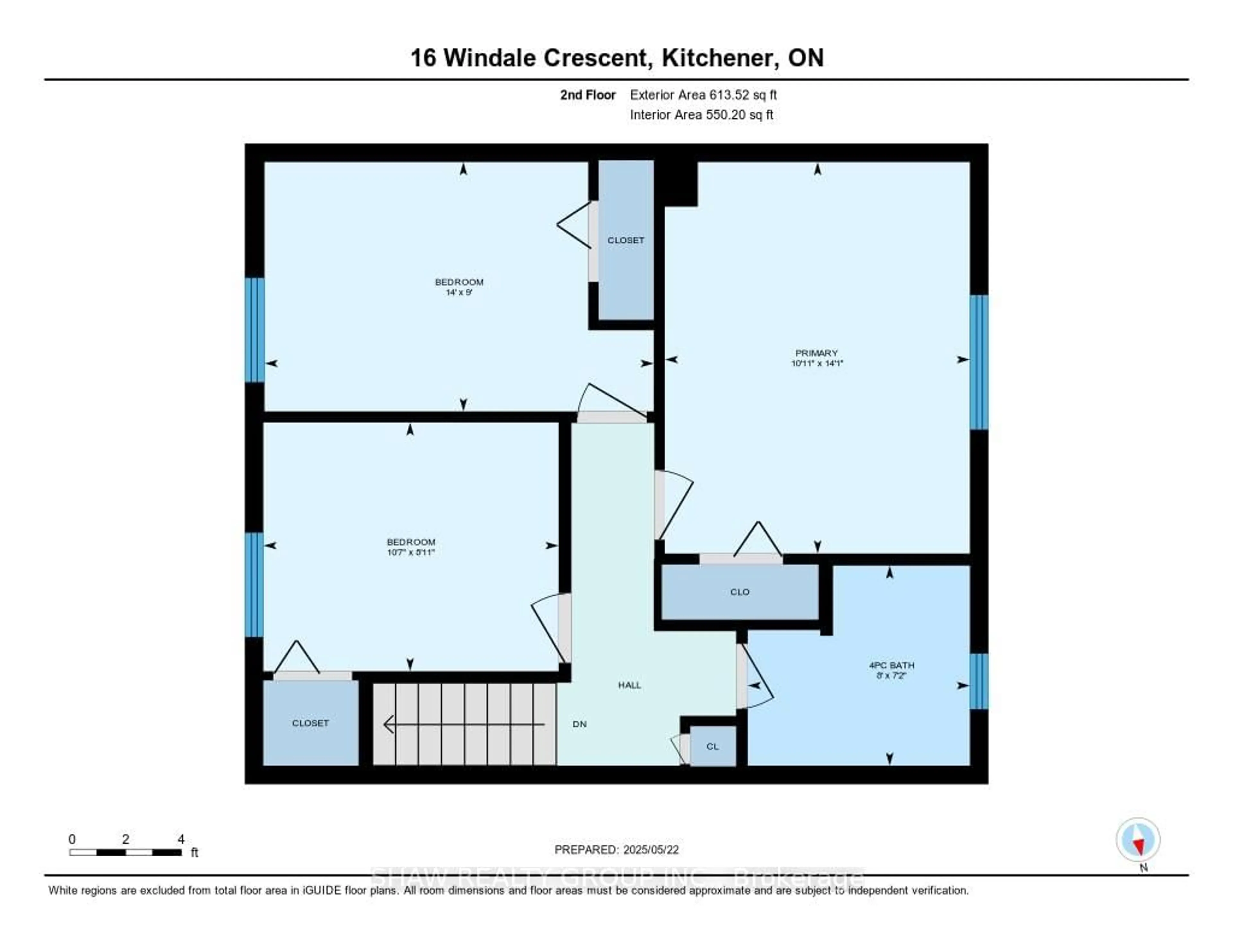 Floor plan for 16 Windale Cres, Kitchener Ontario N2E 3E7