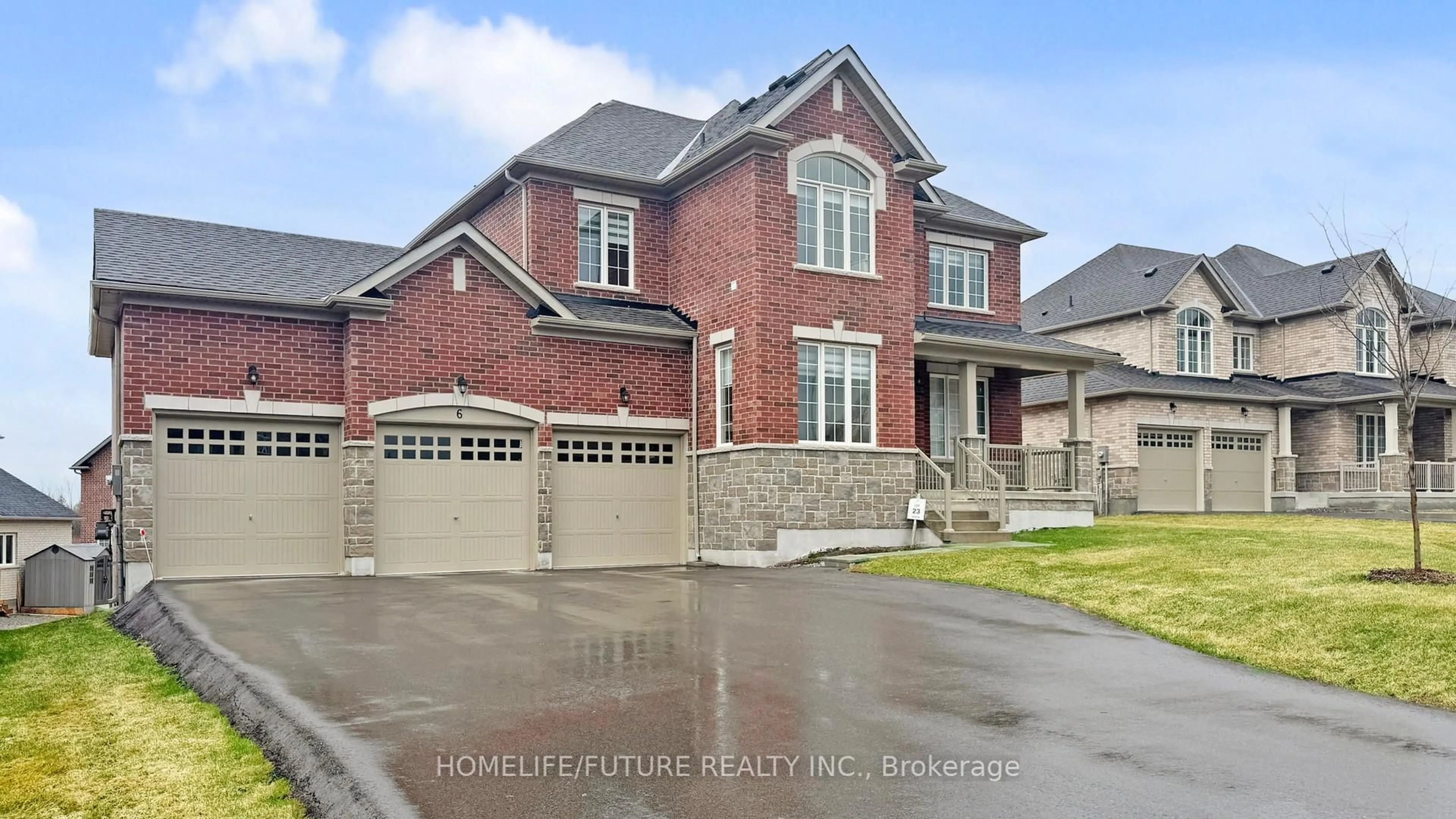 Home with brick exterior material, street for 6 Golden Meadows Dr, Otonabee-South Monaghan Ontario K9J 0K8