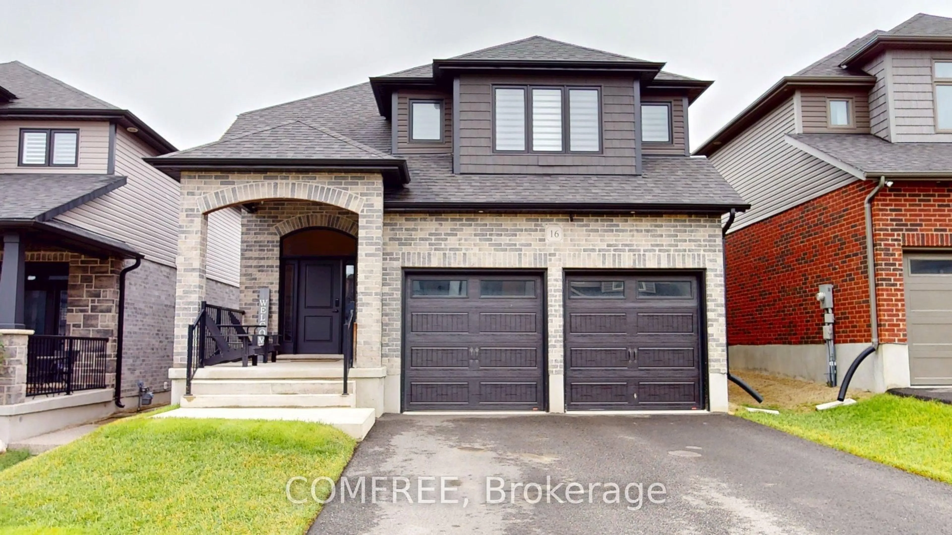 Home with brick exterior material, street for 16 Tindall Cres, East Luther Grand Valley Ontario L9W 7R8