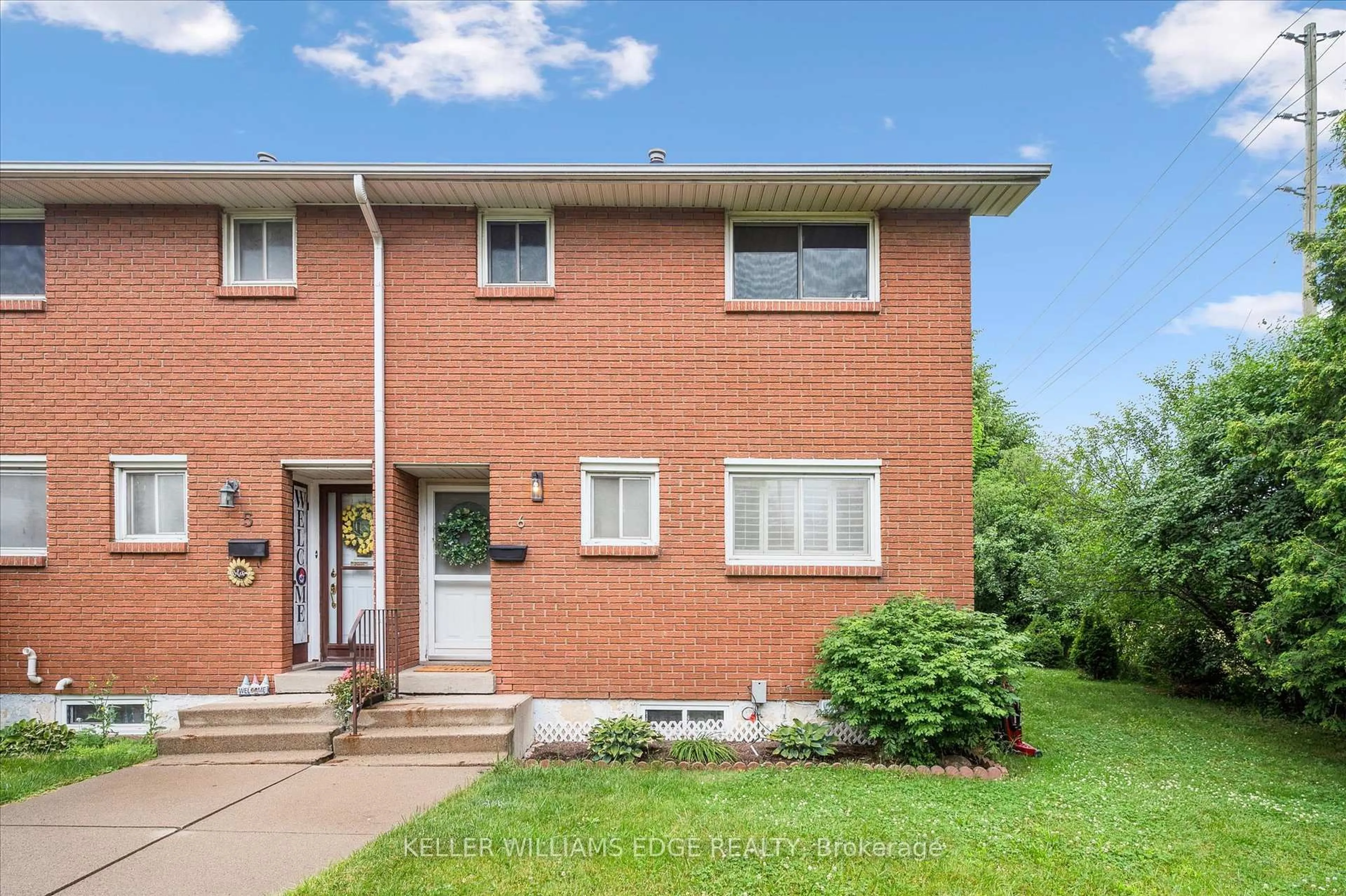 Home with brick exterior material, street for 161 Berkindale Dr #6, Hamilton Ontario L8E 1M6