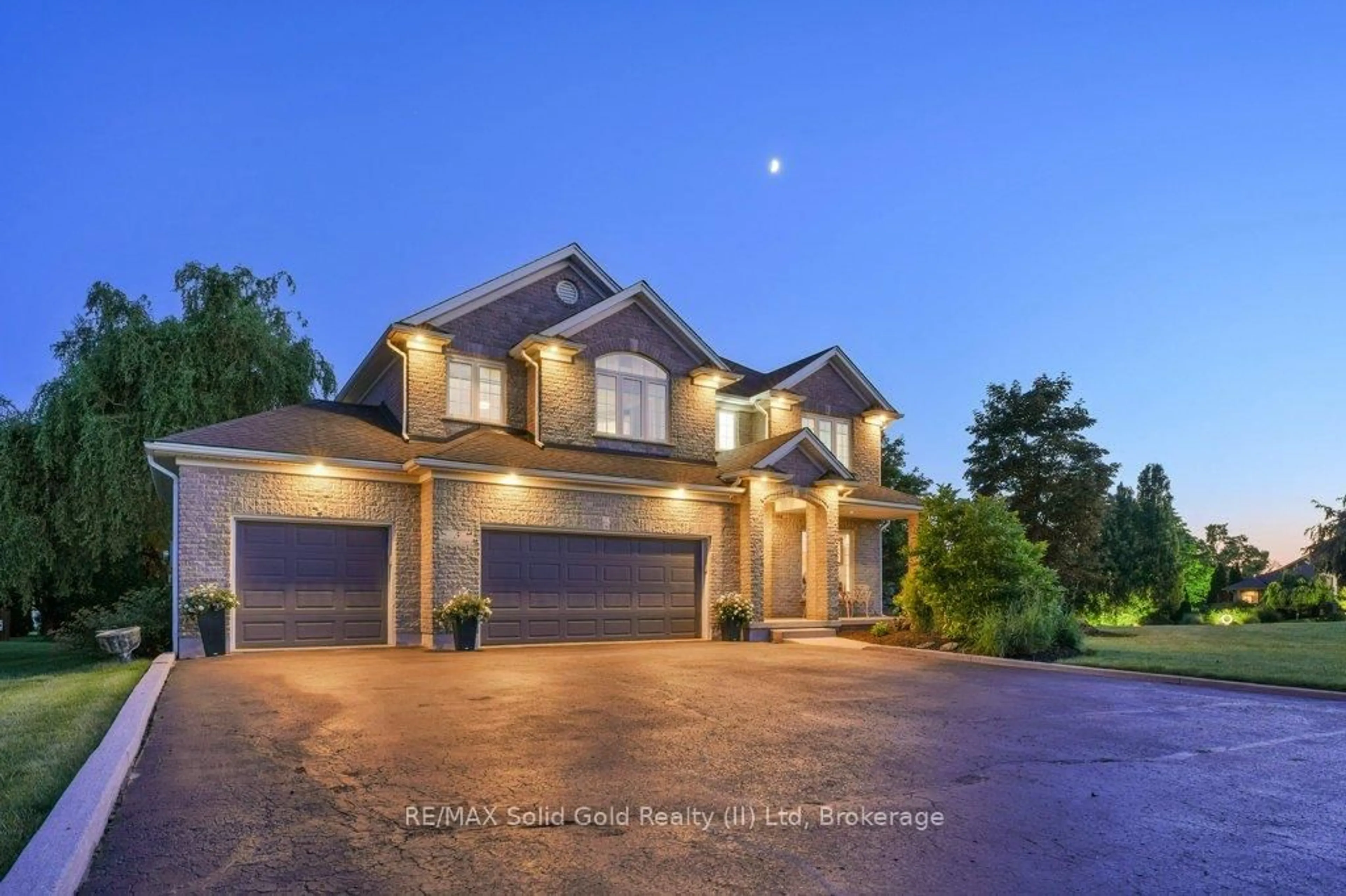 Home with brick exterior material, street for 3 Haley Crt, Woolwich Ontario N0B 2V0