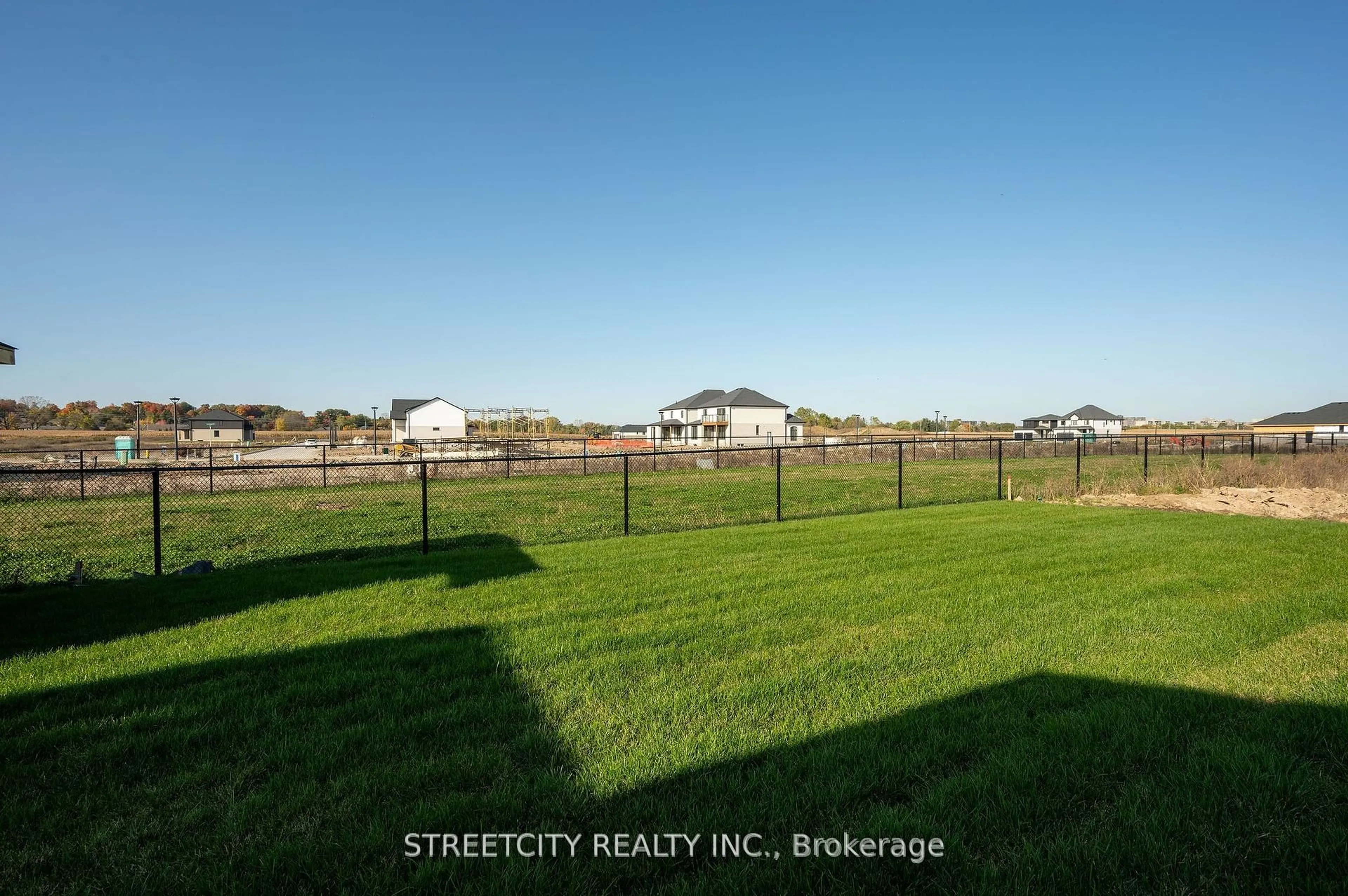 A pic from outside/outdoor area/front of a property/back of a property/a pic from drone, water/lake/river/ocean view for 6354 Old Garrison Blvd, London South Ontario N6P 0L4