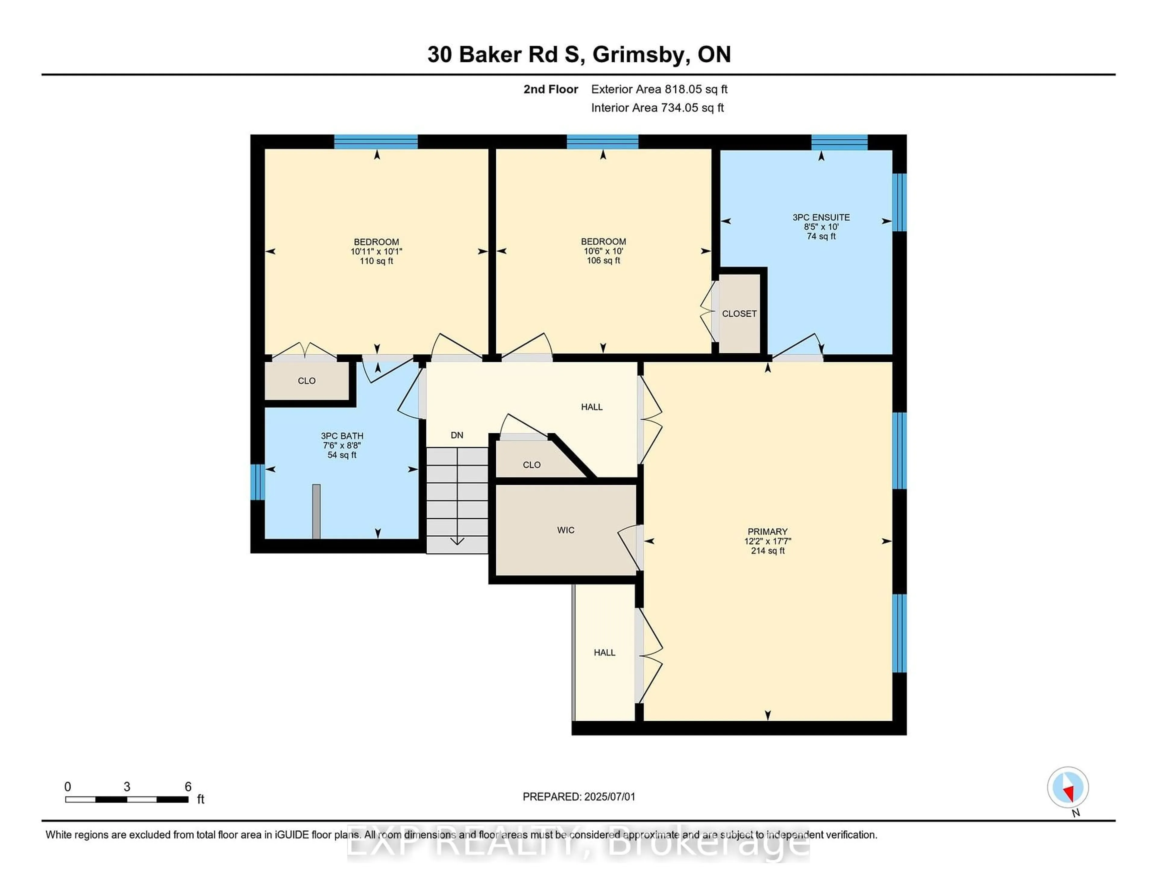 Floor plan for 30 BAKER Rd, Grimsby Ontario L3M 5H6