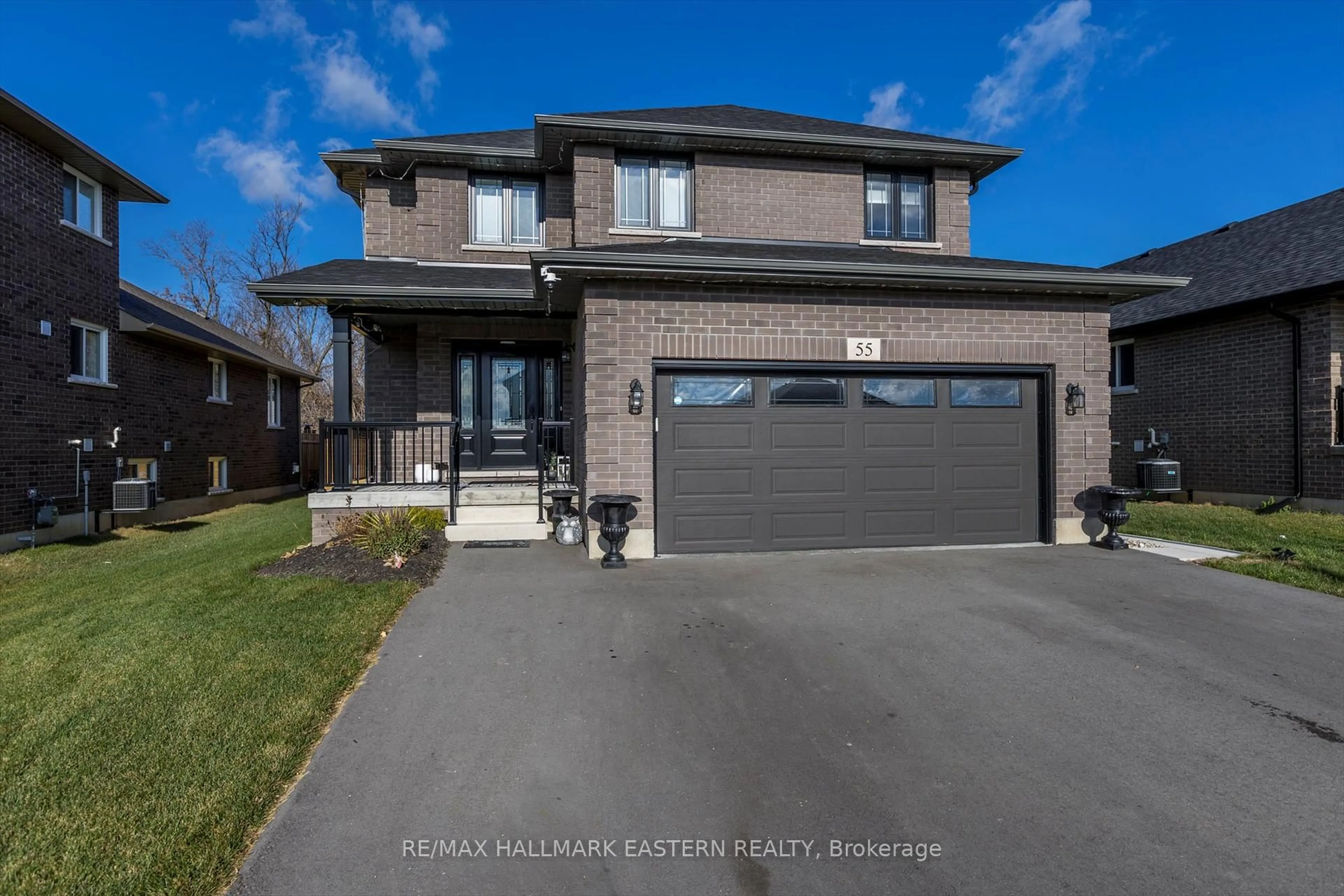 Home with brick exterior material, street for 55 Keeler Crt, Asphodel-Norwood Ontario K0L 2V0