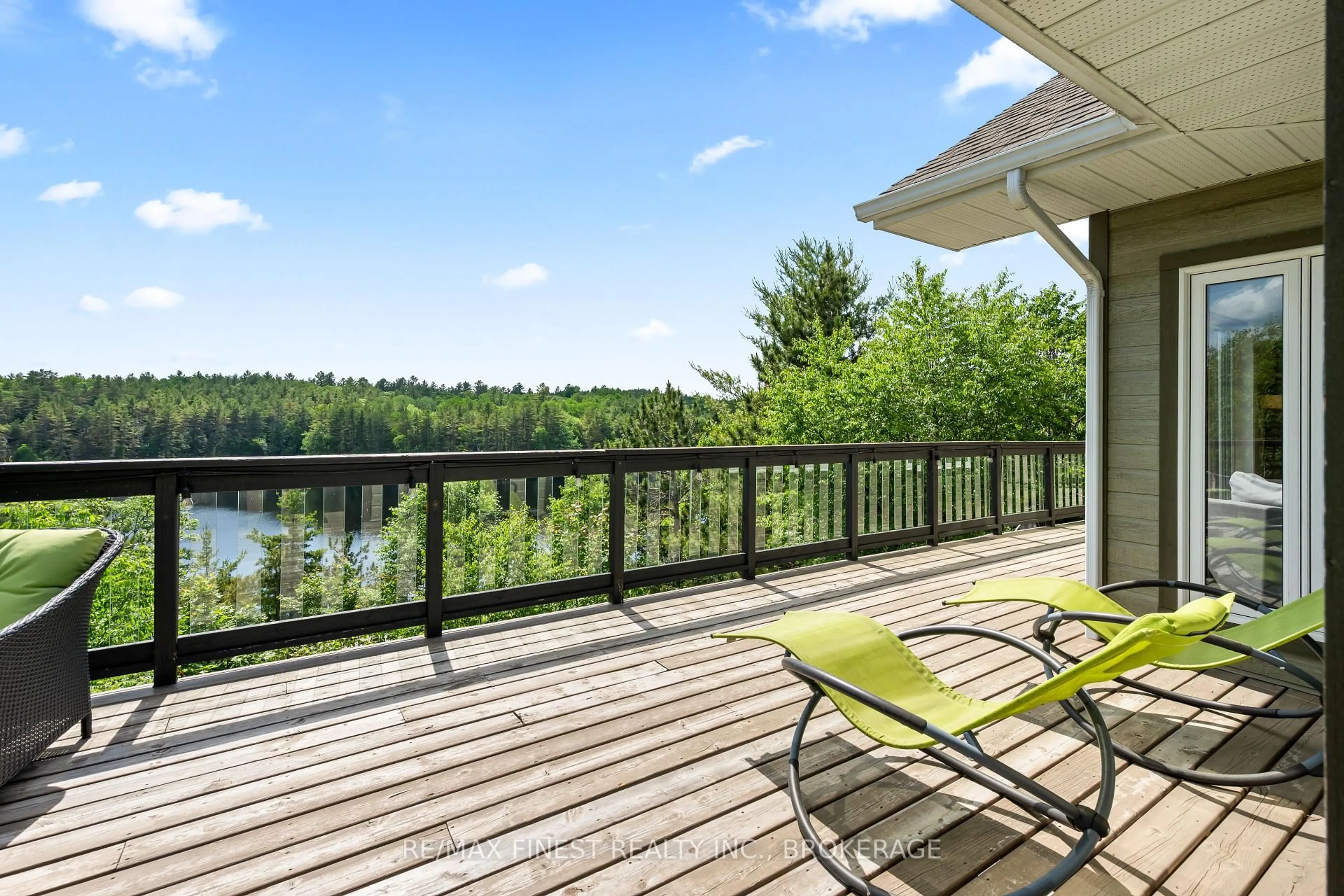 Patio, water/lake/river/ocean view for 2092 Beach Rd, Plevna Ontario K0H 2M0