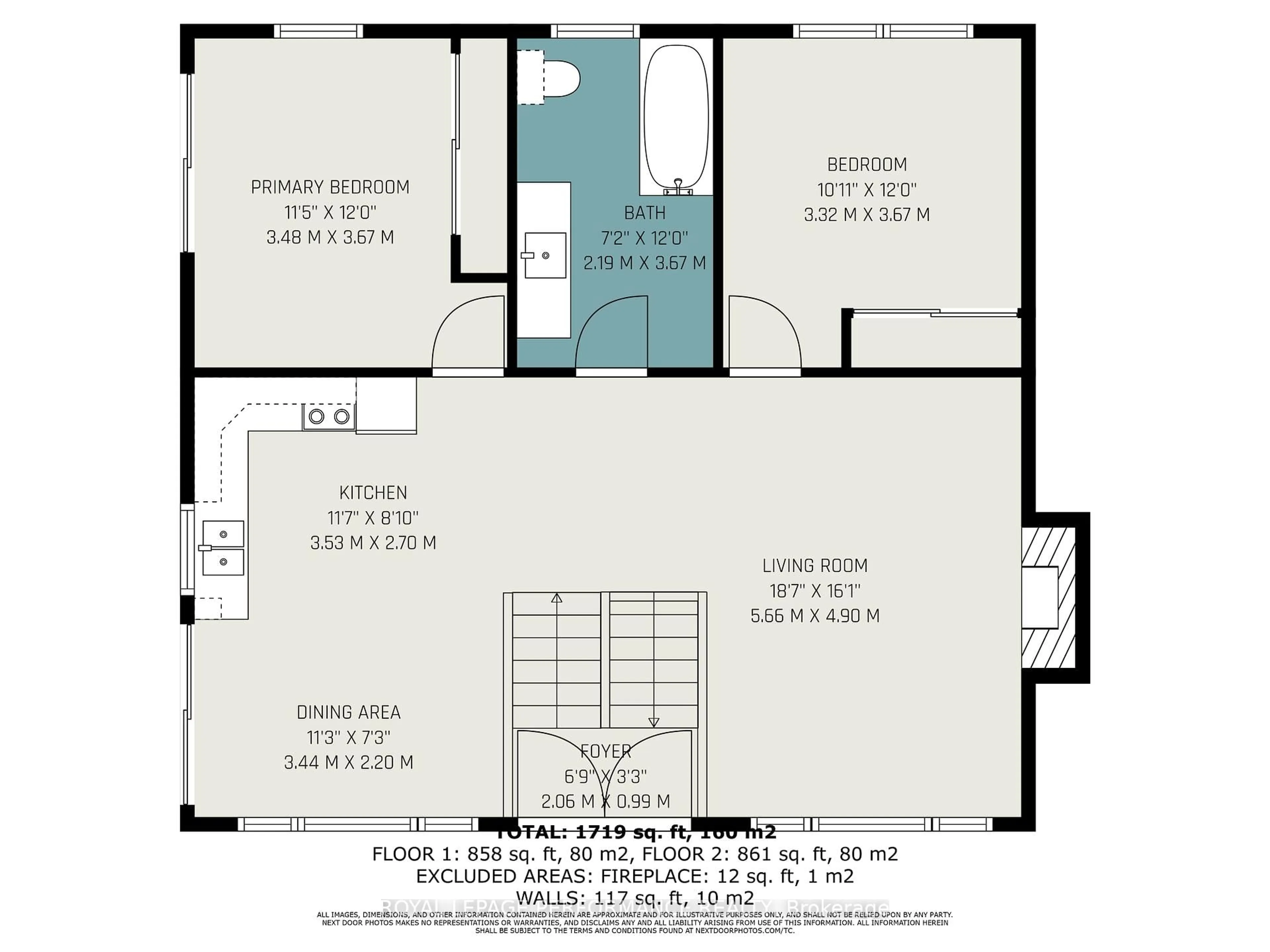 Floor plan for 1812 Brookdale Ave, Cornwall Ontario K6J 5S1