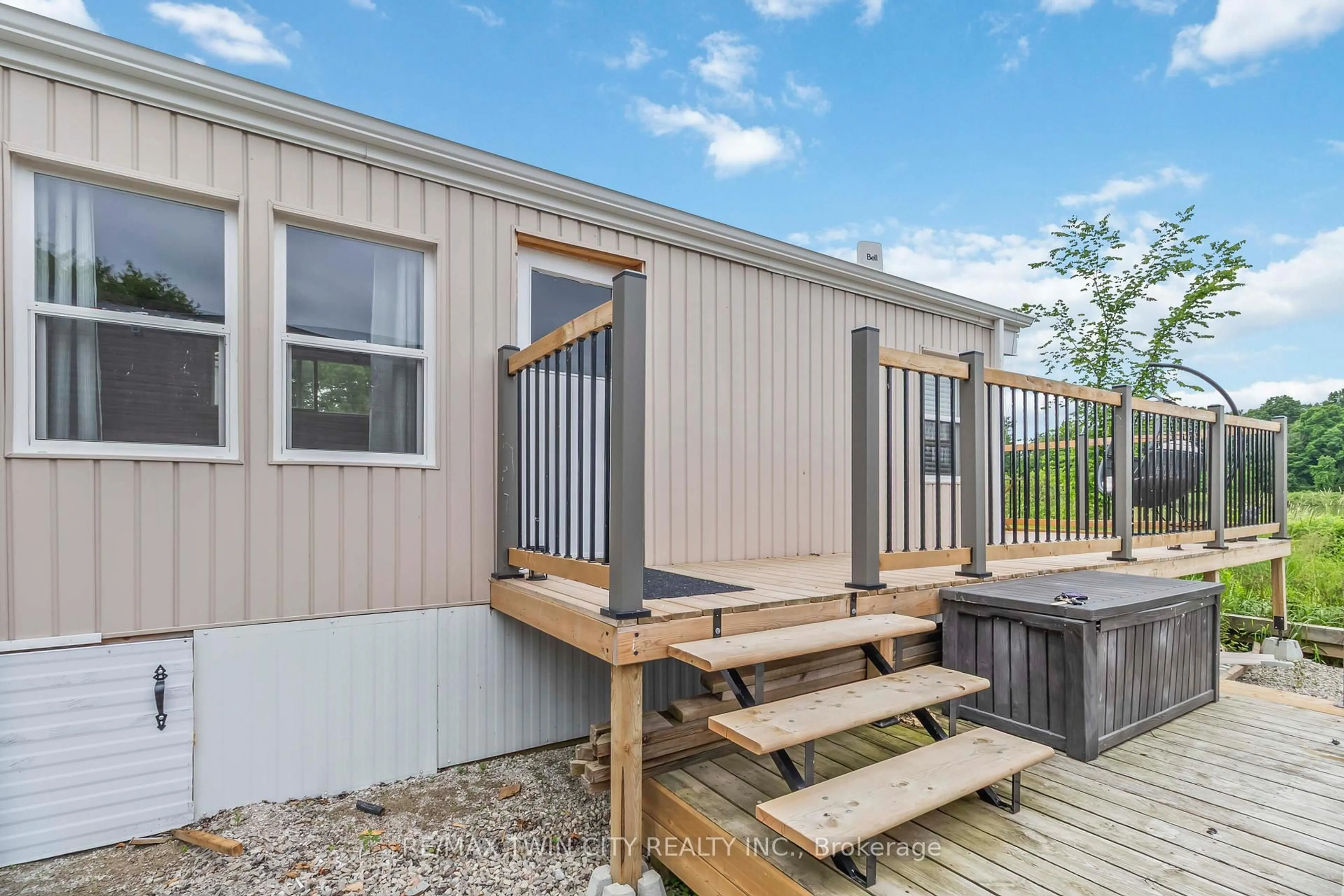 Home with vinyl exterior material, unknown for 99 Fourth Concession Rd #243, Brant Ontario N0E 1A0
