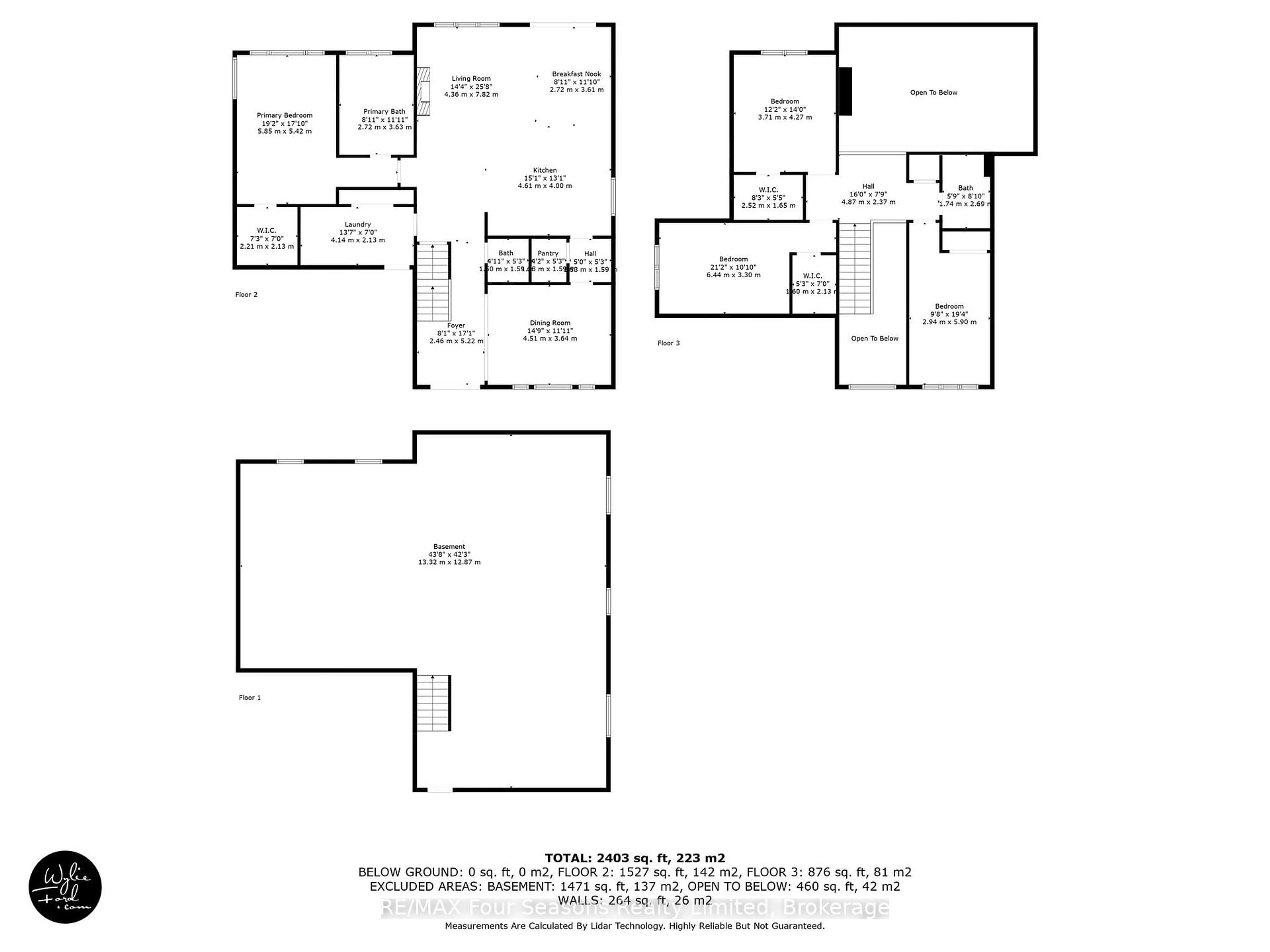 Floor plan for 116 Springside Cres, Blue Mountains Ontario L9Y 4P5