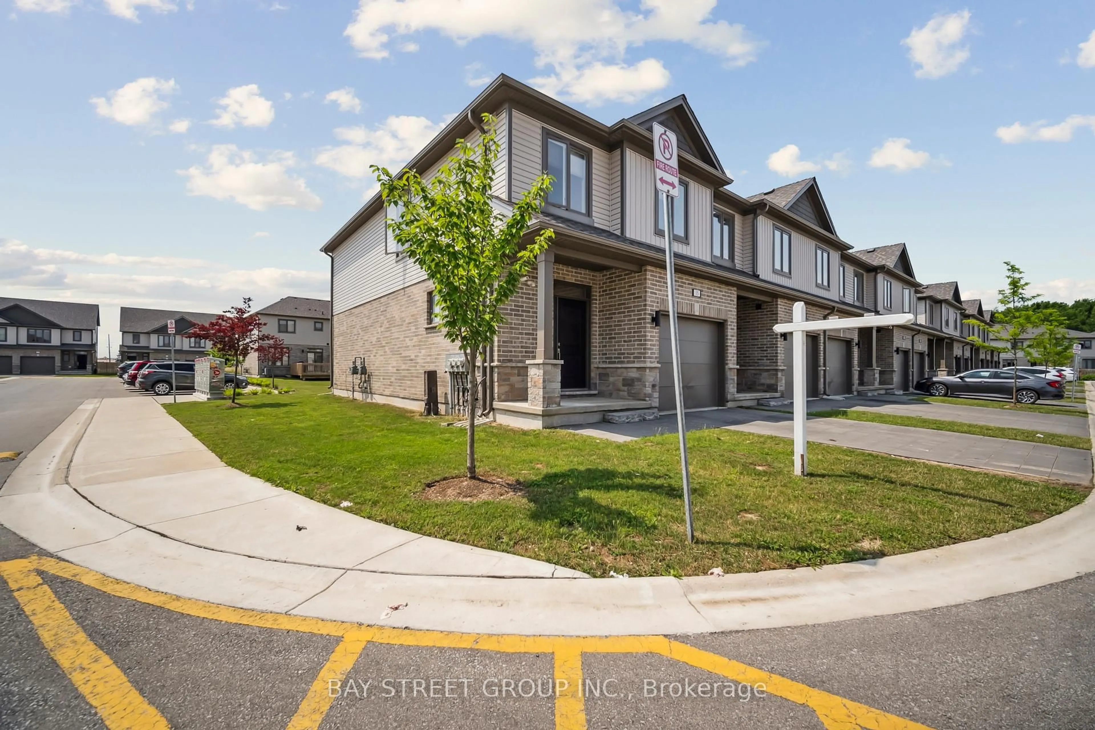 A pic from outside/outdoor area/front of a property/back of a property/a pic from drone, street for 745 Chelton Rd #15, London South Ontario N6M 0J1