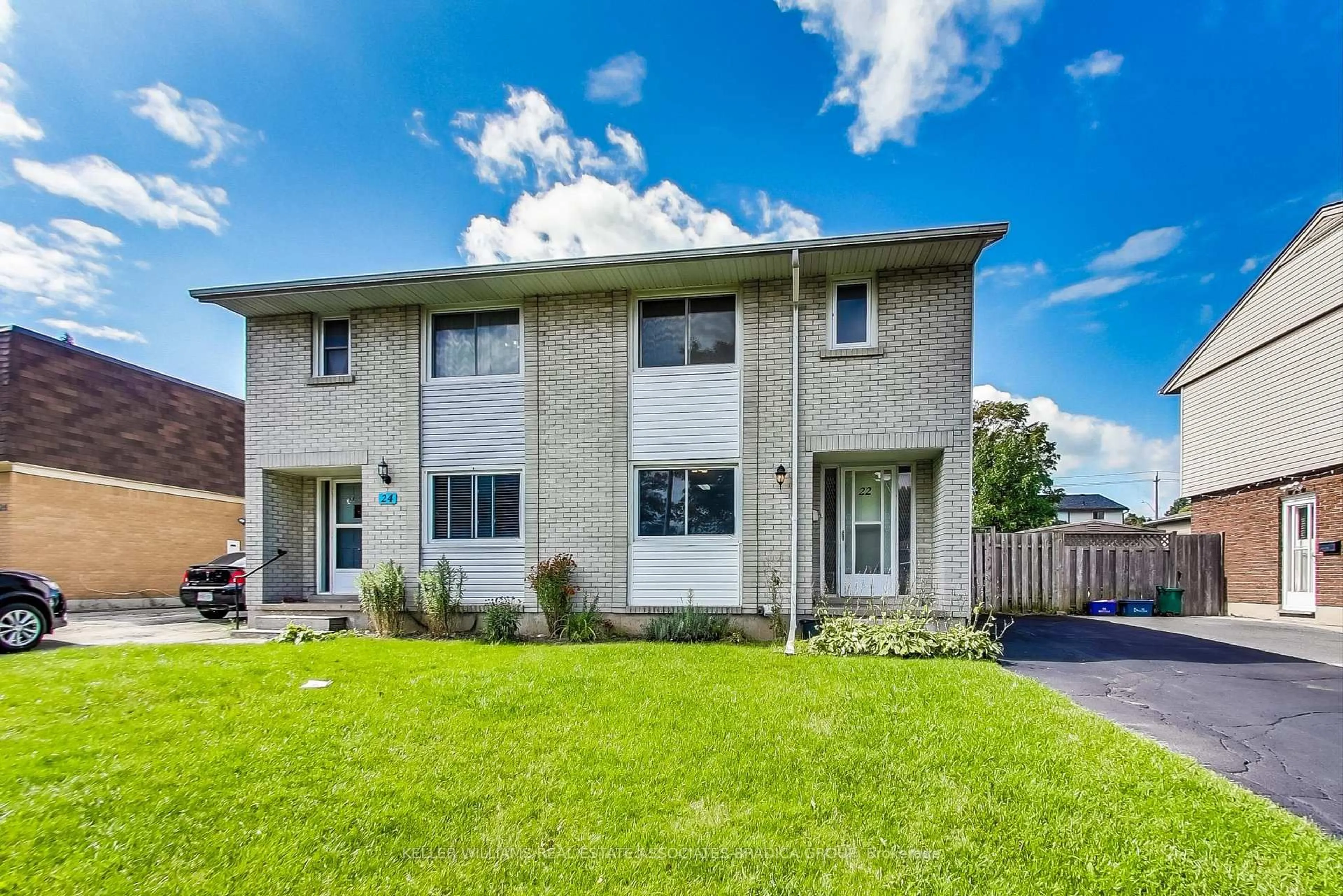 Home with brick exterior material, street for 22 Lucerne Dr, Kitchener Ontario N2E 1B3