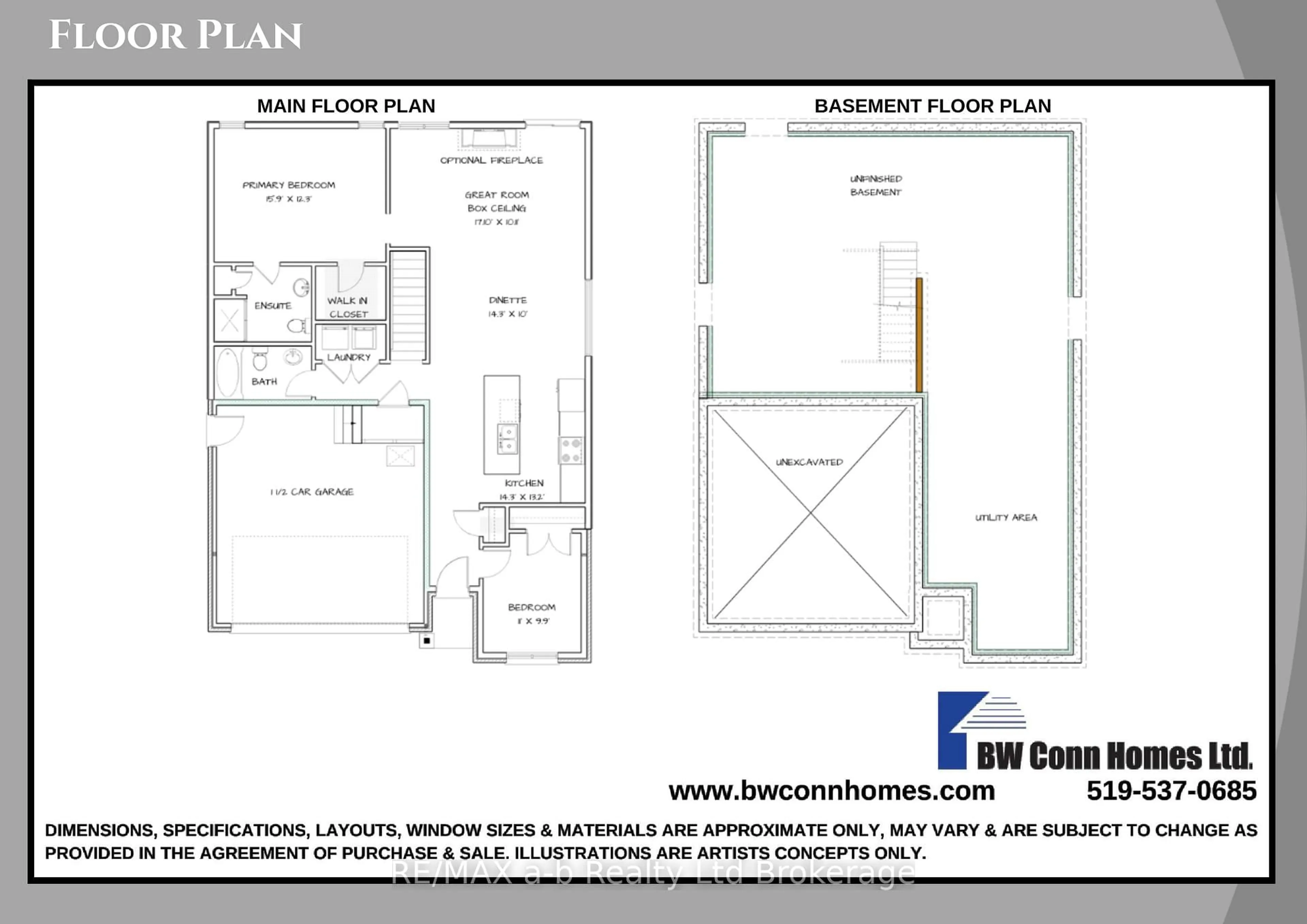 Floor plan for 37 Cash Cres, Ingersoll Ontario N5C 0E2