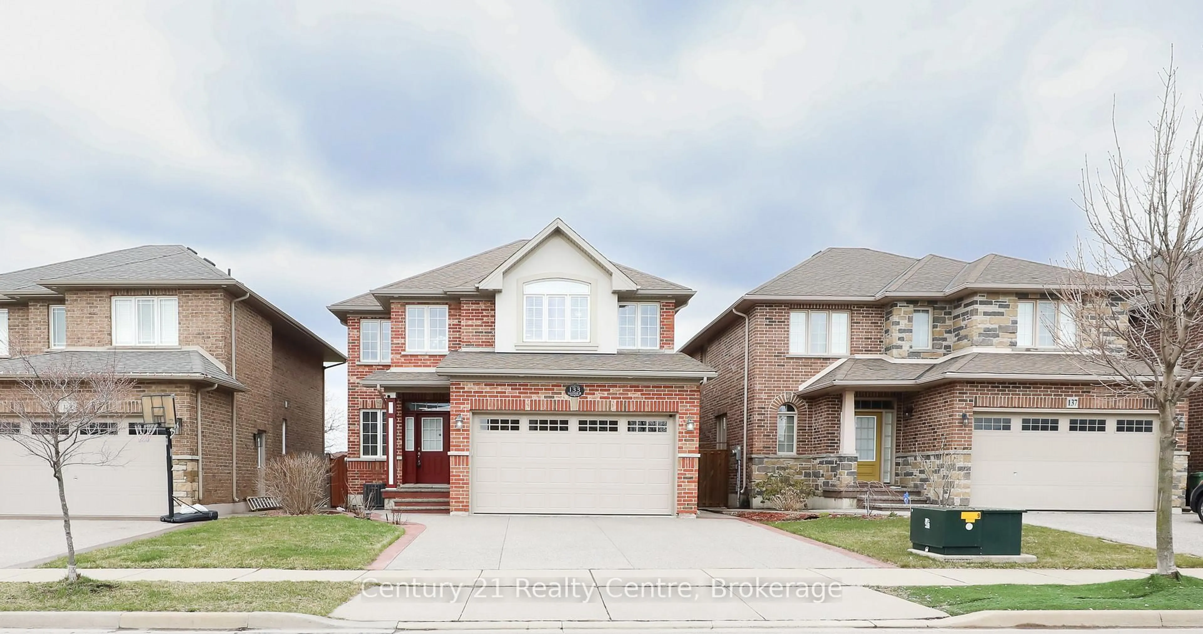 Home with brick exterior material, street for 133 Eaglewood Dr, Hamilton Ontario L8W 0B2