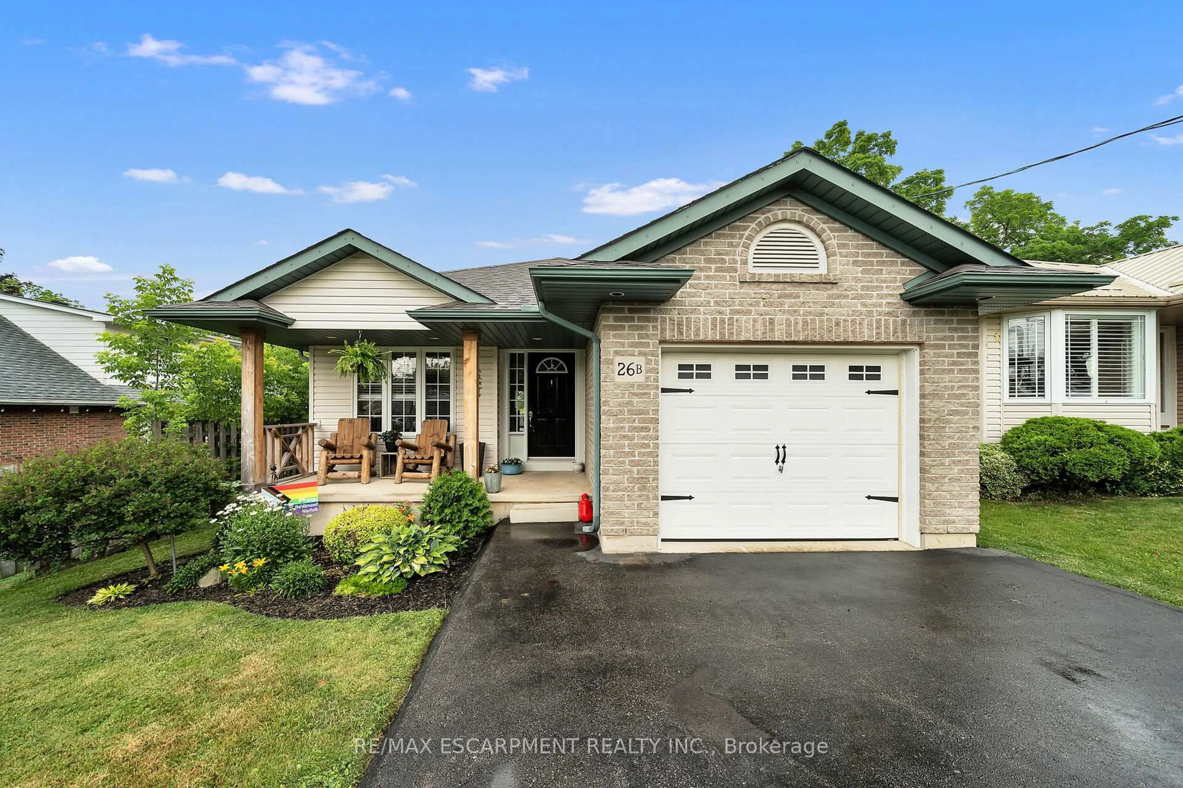 Home with brick exterior material, street for 26B CHIPPEWA St, Haldimand Ontario N0A 1E0
