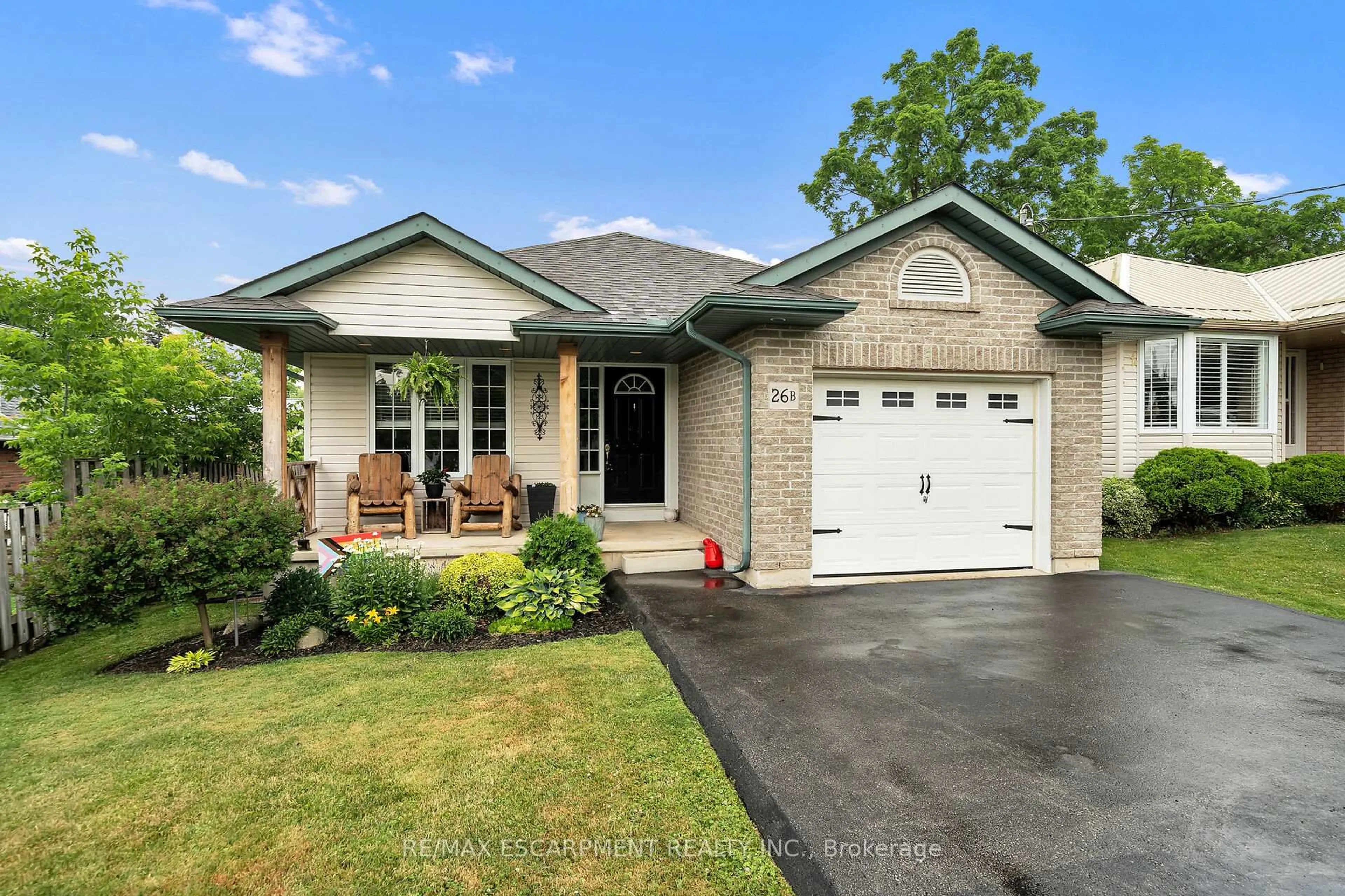 Home with brick exterior material, street for 26B CHIPPEWA St, Haldimand Ontario N0A 1E0