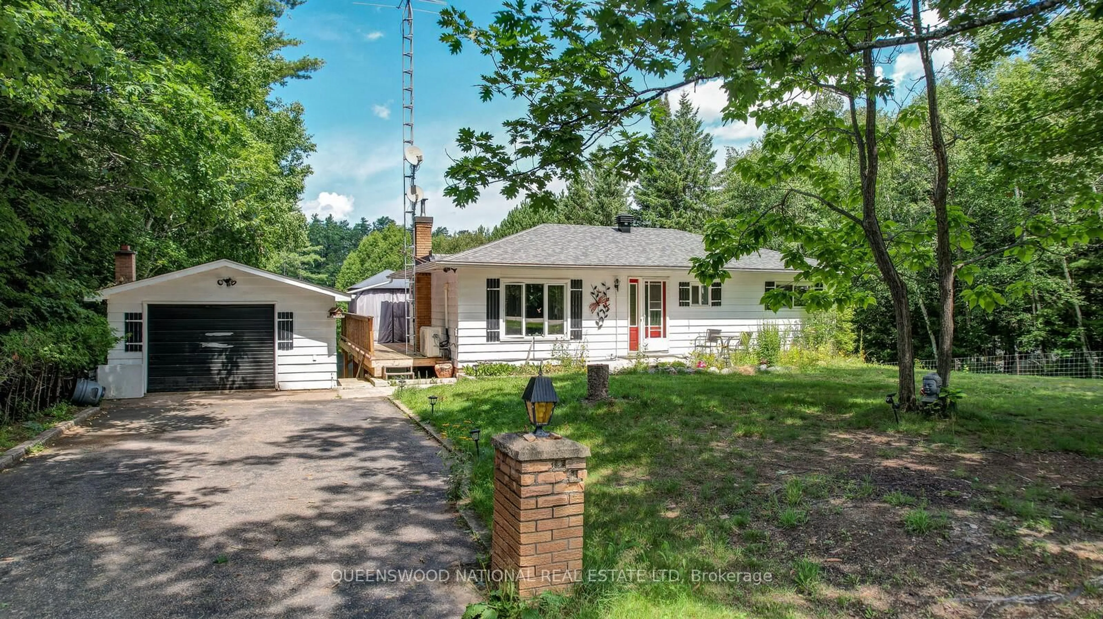 Home with brick exterior material, street for 1616 ROUND LAKE Rd, Killaloe Ontario K0J 2A0