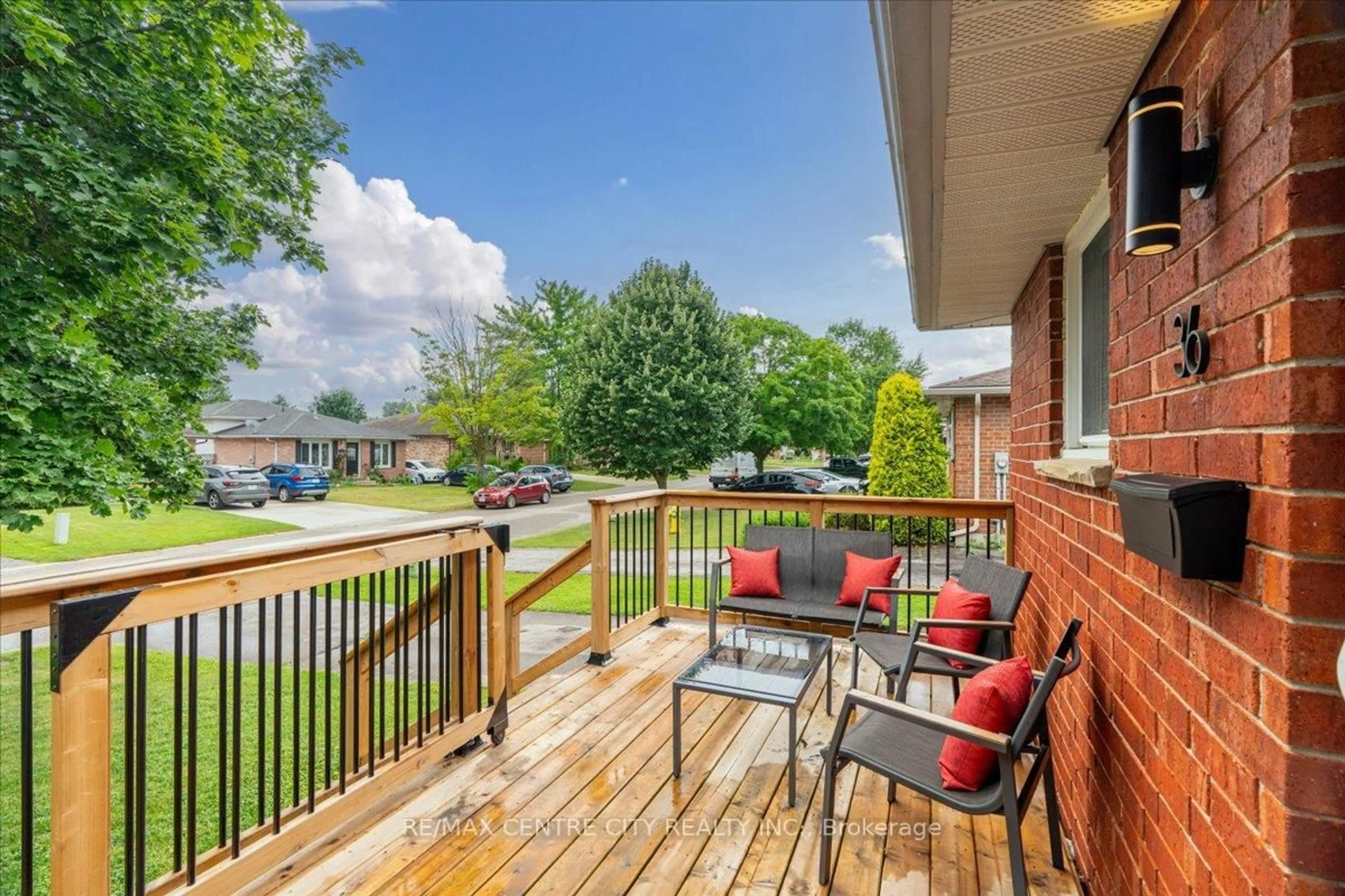 Patio, water/lake/river/ocean view for 36 Portsmouth Rd, London East Ontario N5V 4E2