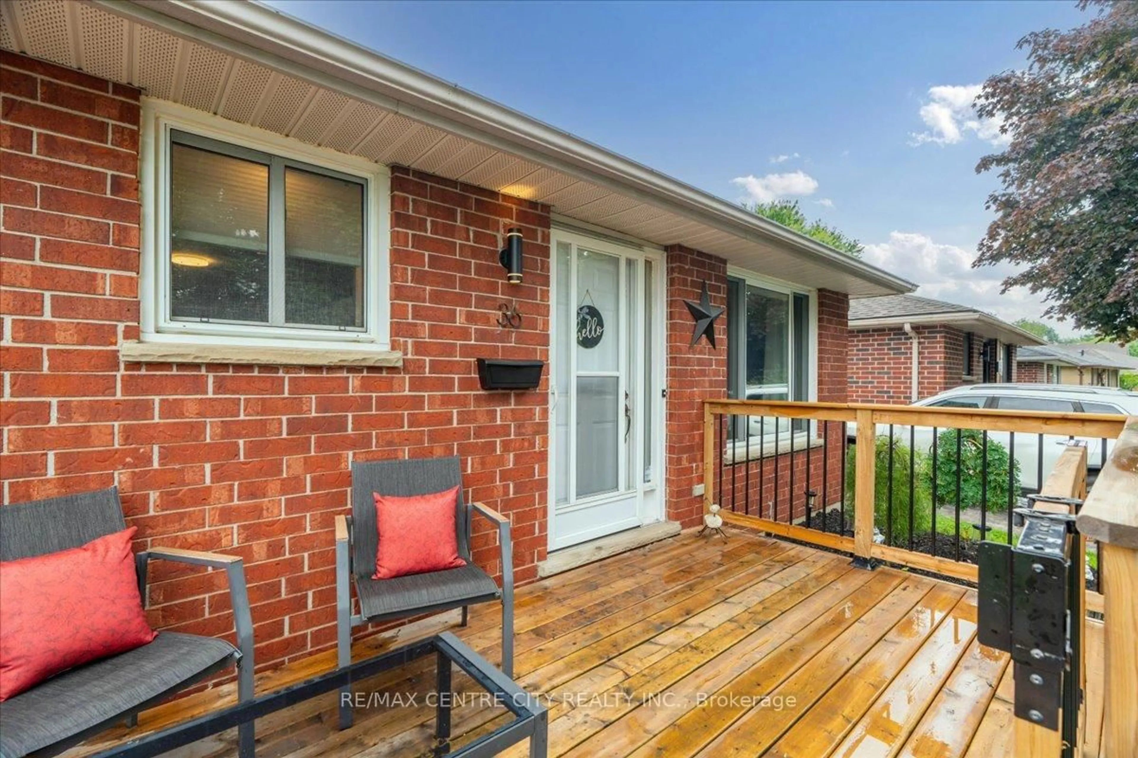 Home with brick exterior material, street for 36 Portsmouth Rd, London East Ontario N5V 4E2
