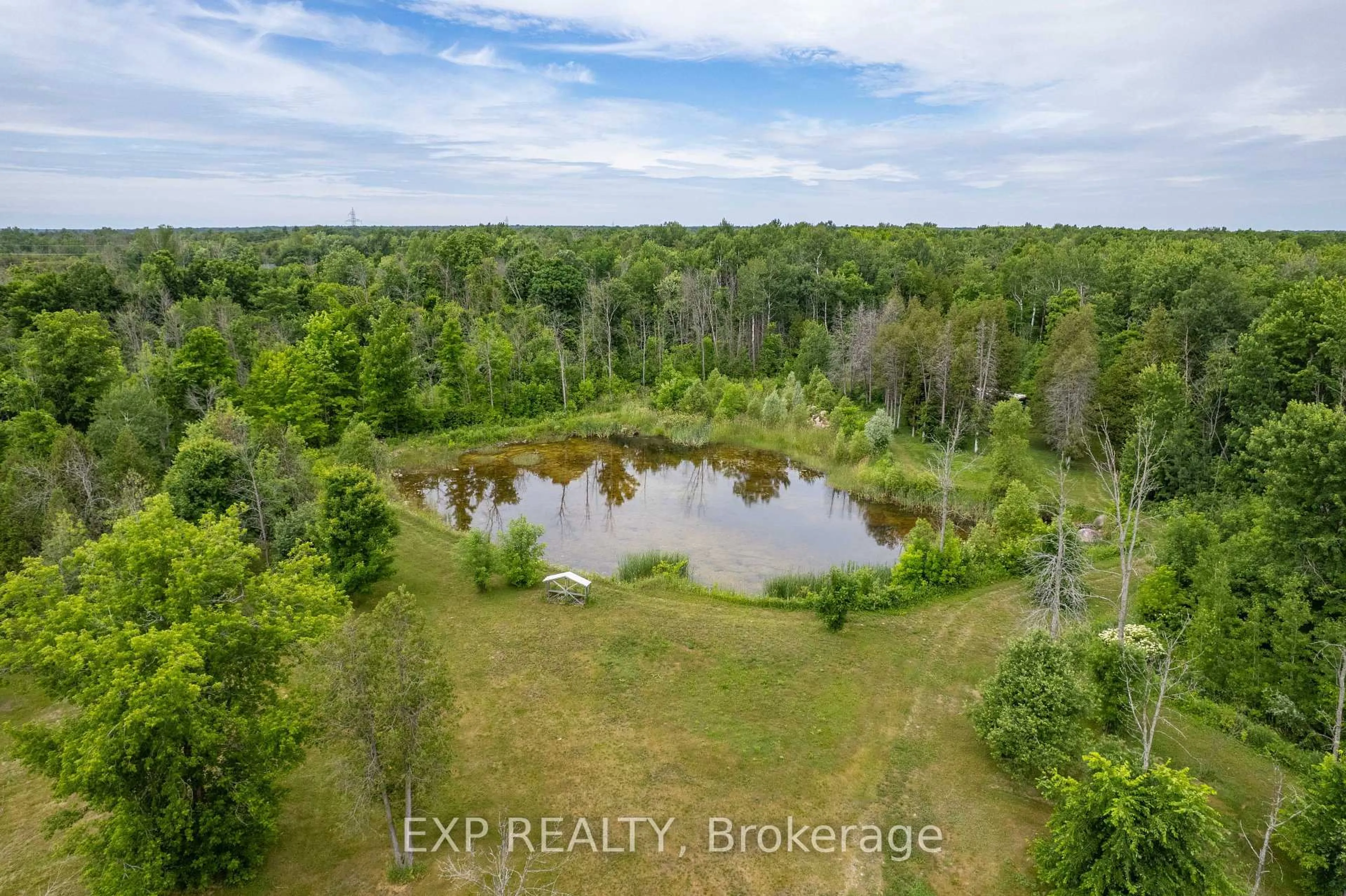 A pic from outside/outdoor area/front of a property/back of a property/a pic from drone, water/lake/river/ocean view for 16791 Myers Rd, South Stormont Ontario K0C 2A0