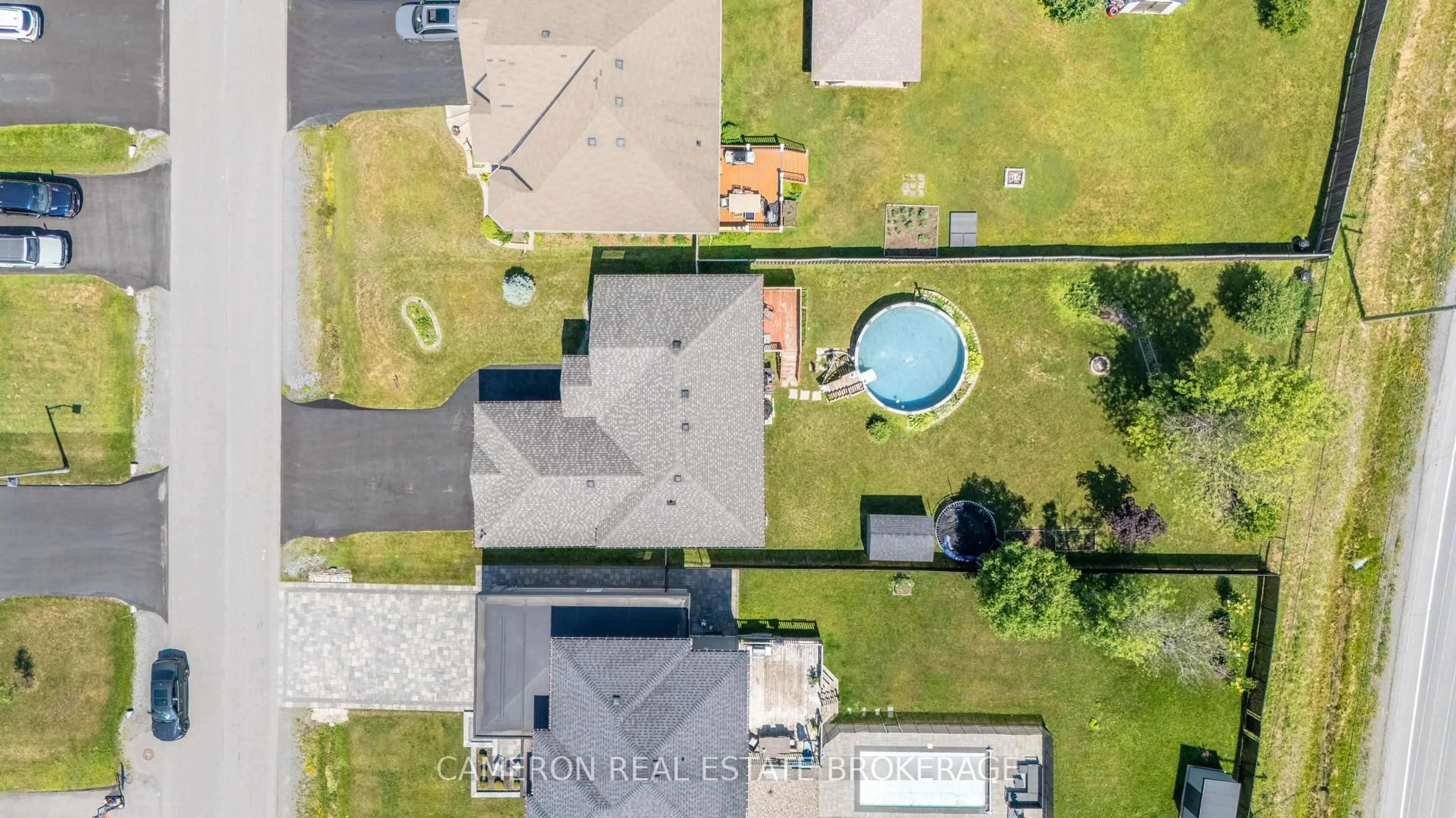A pic from outside/outdoor area/front of a property/back of a property/a pic from drone, water/lake/river/ocean view for 38 Abagail Cres, South Stormont Ontario K0C 1M0