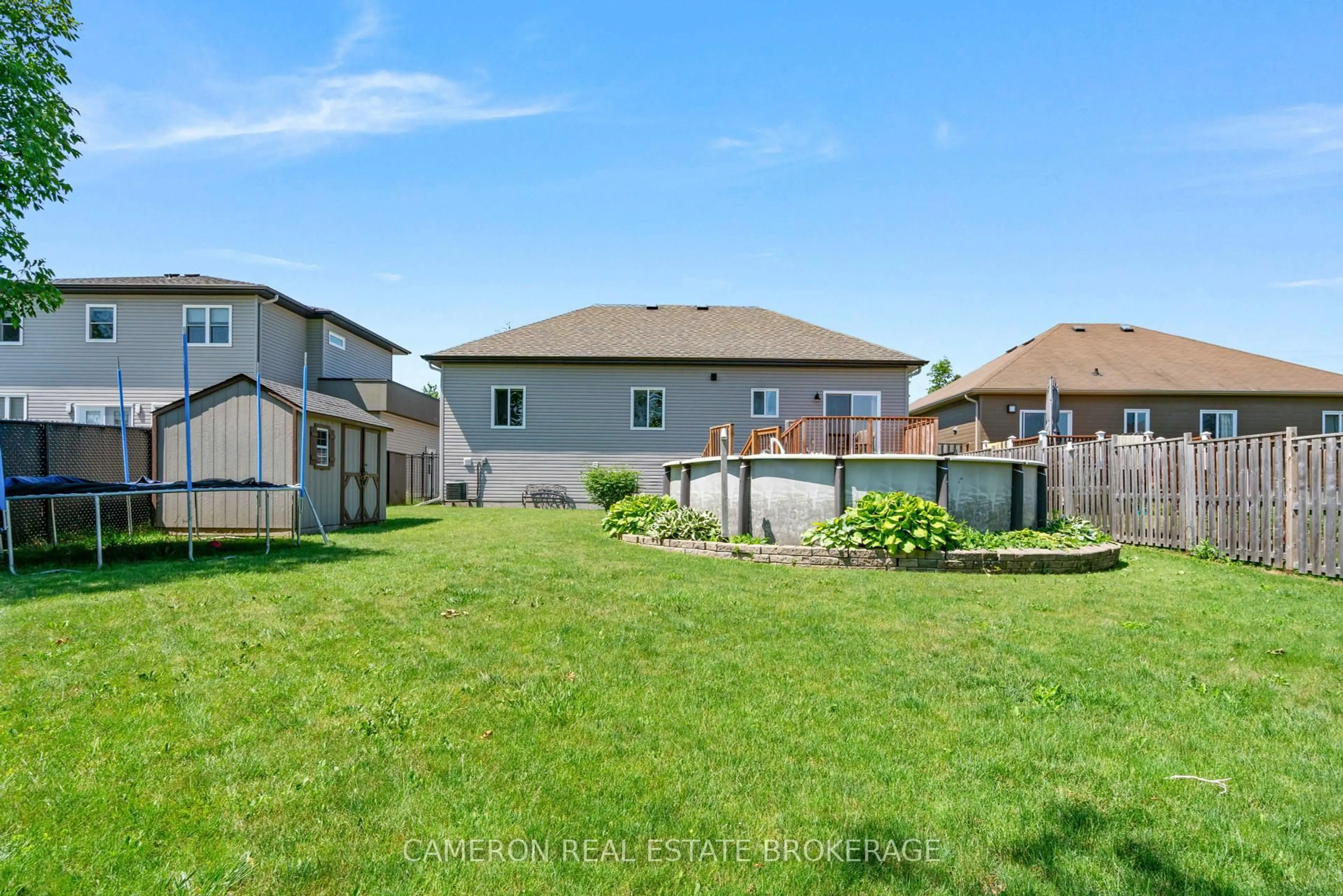 A pic from outside/outdoor area/front of a property/back of a property/a pic from drone, street for 38 Abagail Cres, South Stormont Ontario K0C 1M0