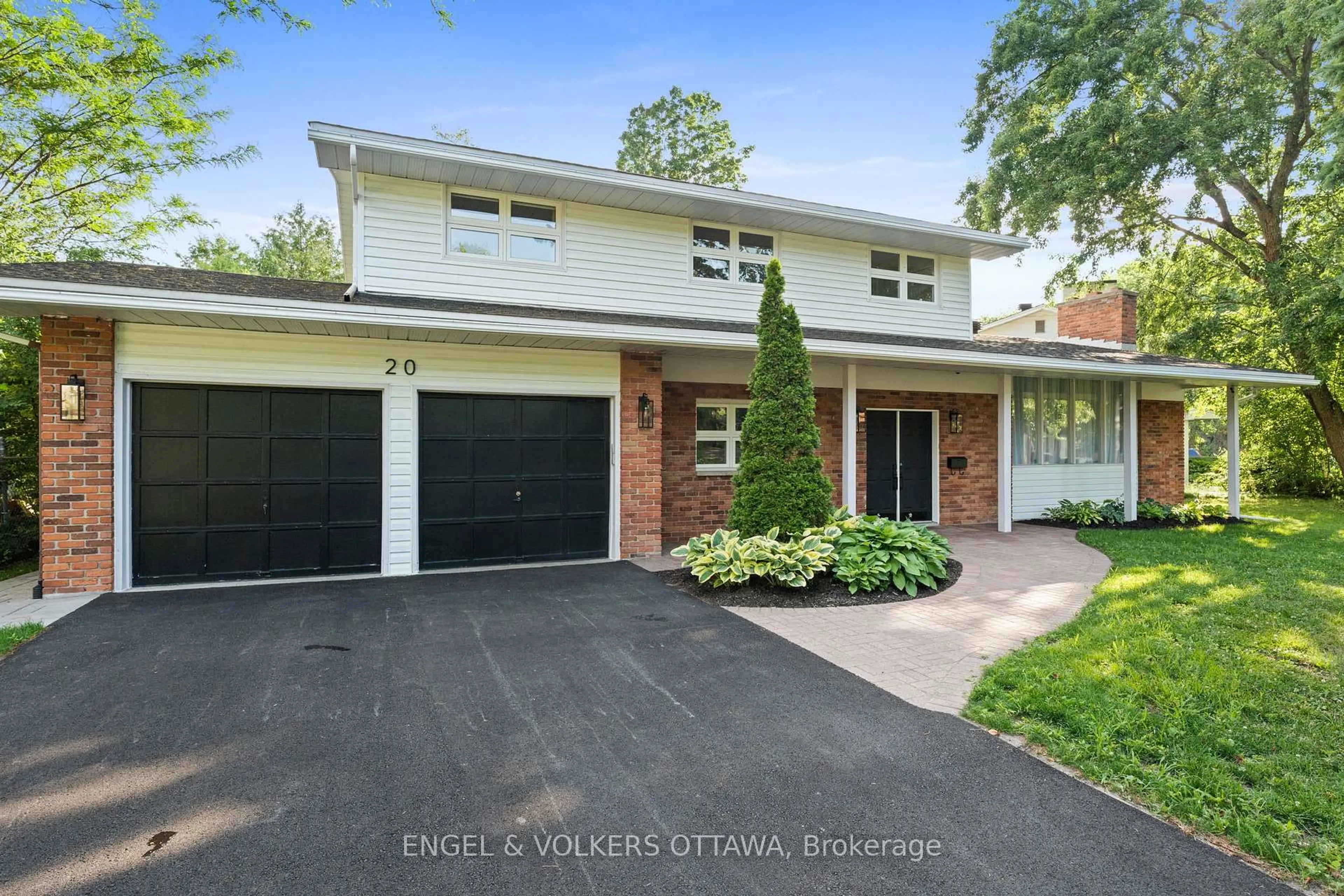Home with brick exterior material, street for 20 Mohawk Cres, Ottawa Ontario K2H 7G6