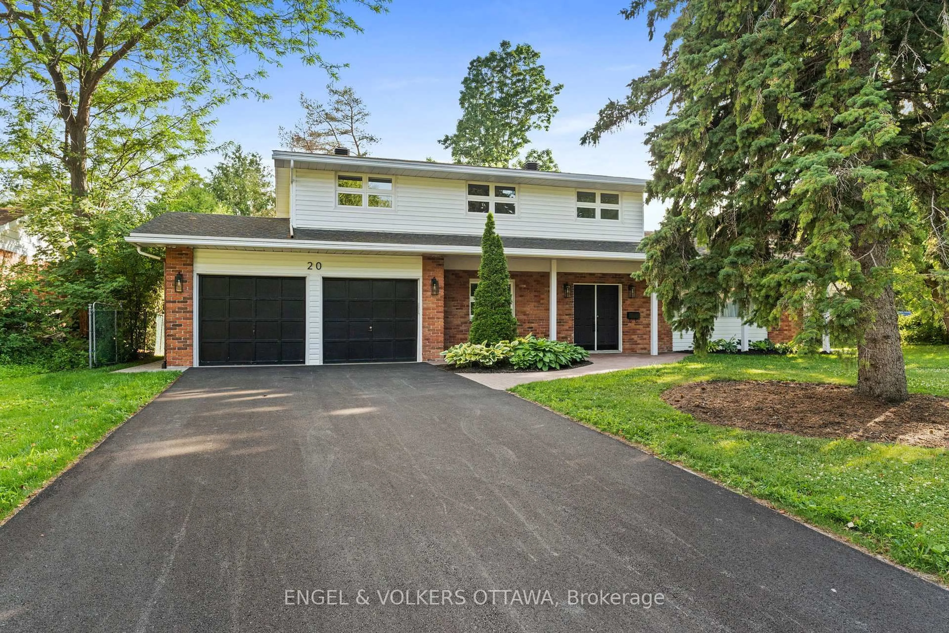Home with brick exterior material, street for 20 Mohawk Cres, Ottawa Ontario K2H 7G6