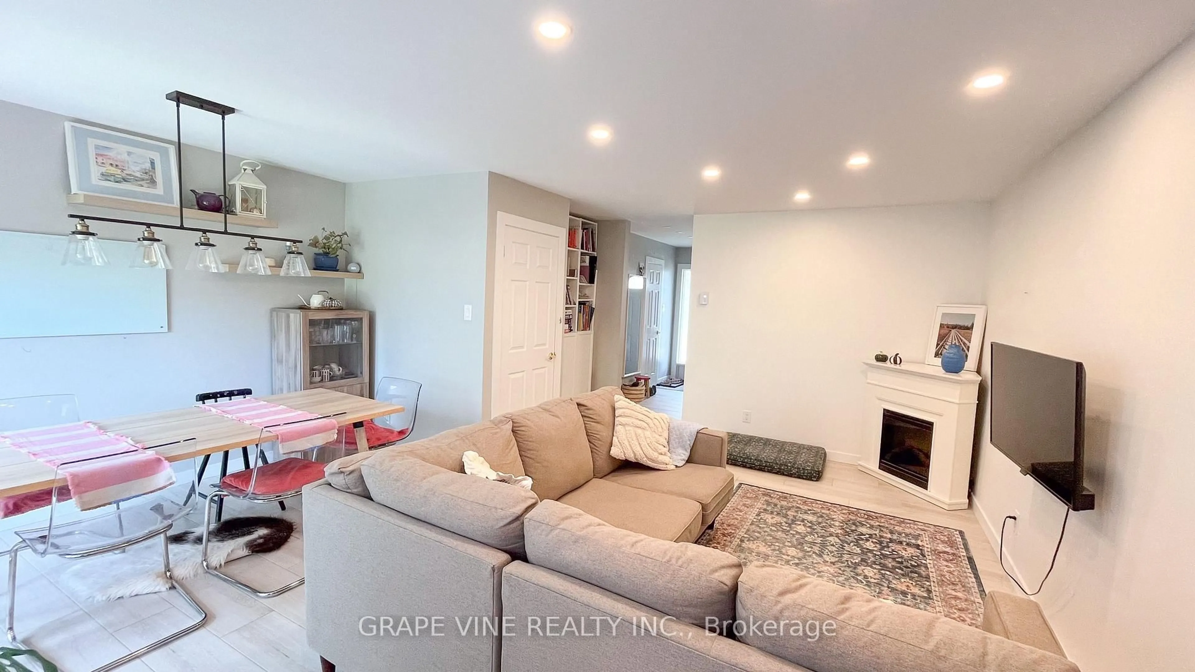 Living room with furniture, unknown for 5C Woodvale Green, Ottawa Ontario K2G 4G9