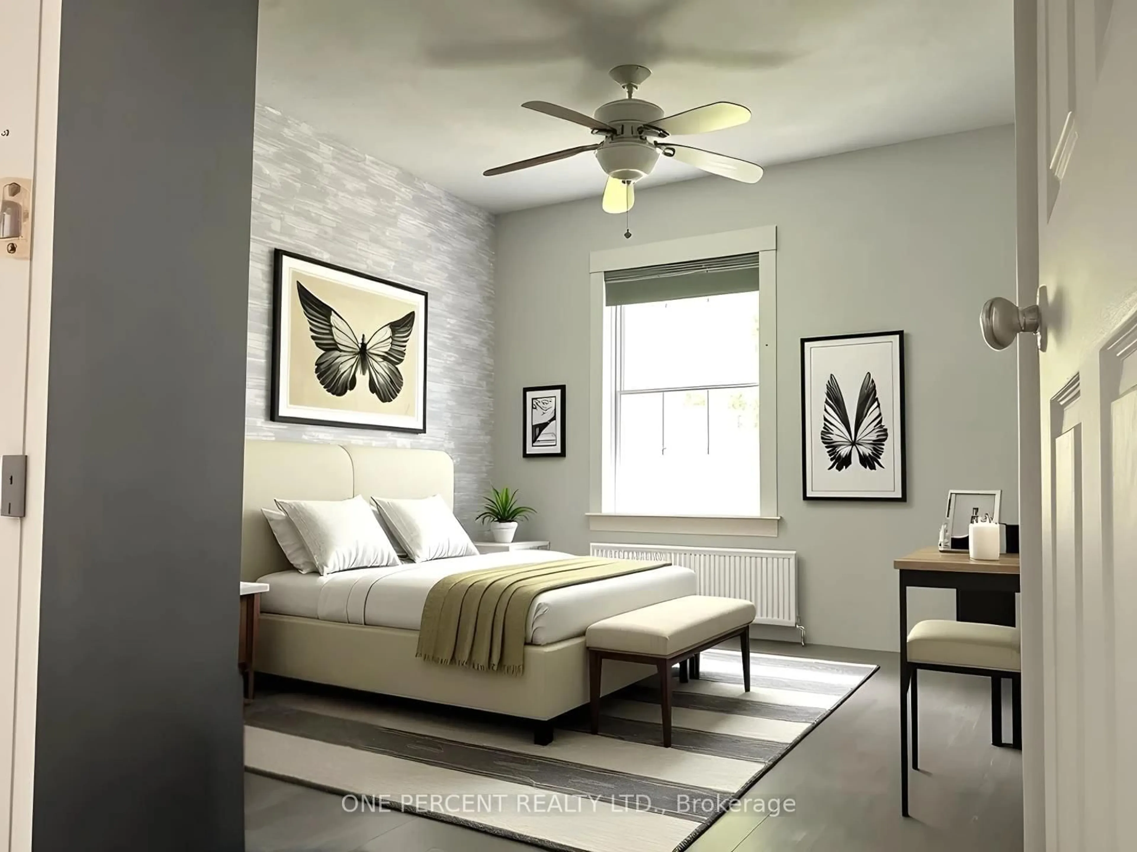 Bedroom with bed, unknown for 1176 Haist St, Pelham Ontario L0S 1E2