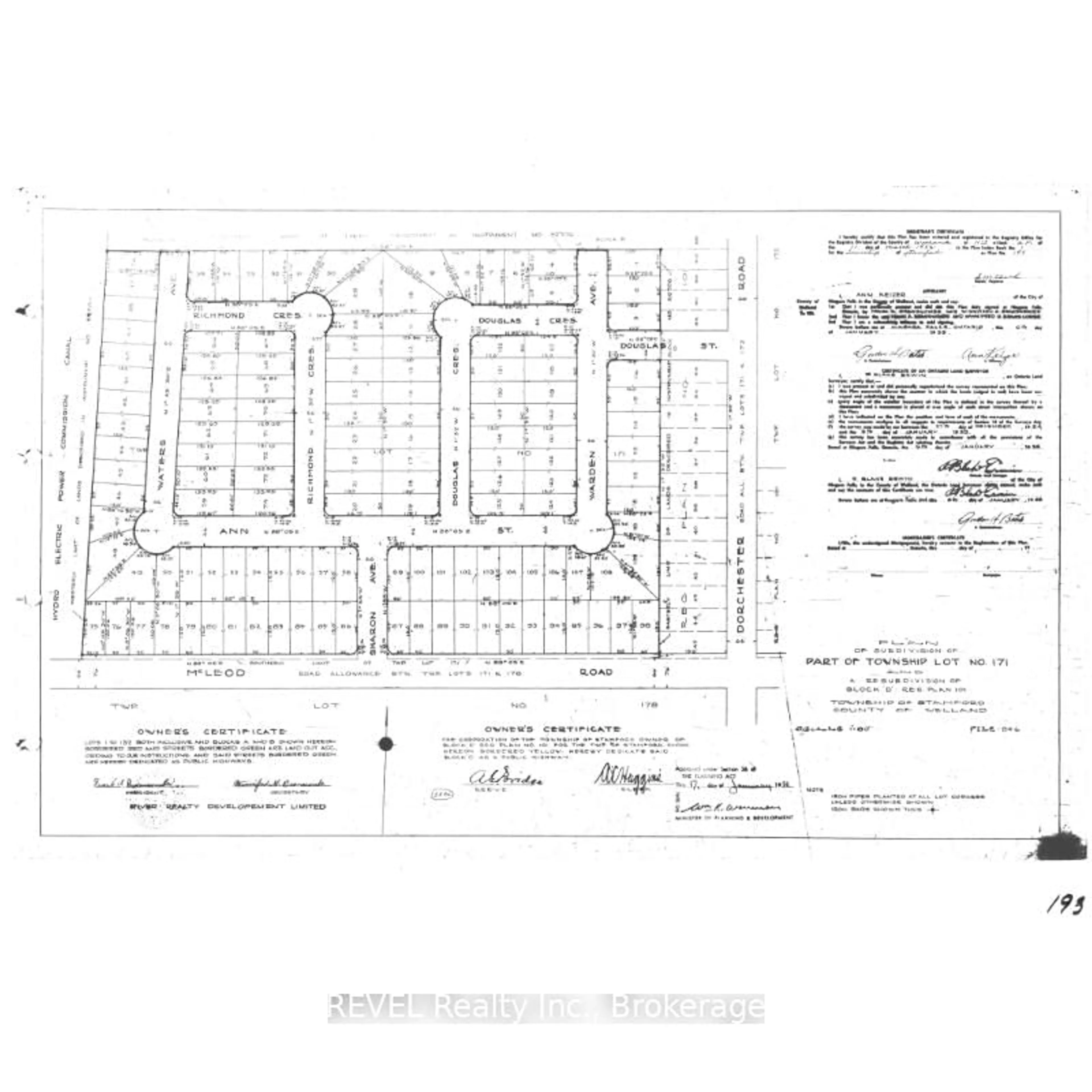 Floor plan for 7205 Sharon Ave, Niagara Falls Ontario L2G 5W8