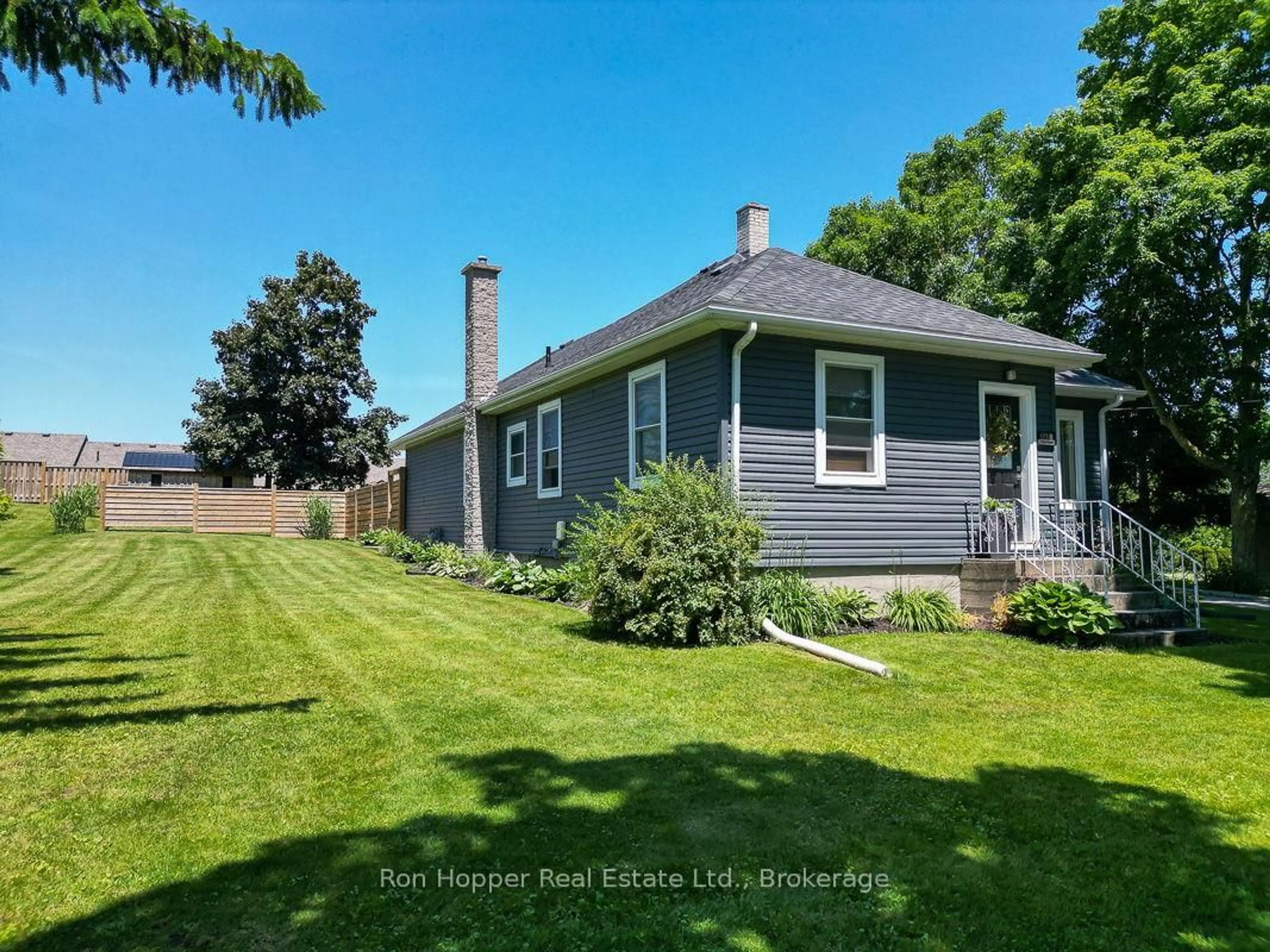 A pic from outside/outdoor area/front of a property/back of a property/a pic from drone, street for 48 Brook St, Arran-Elderslie Ontario N4K 2H2