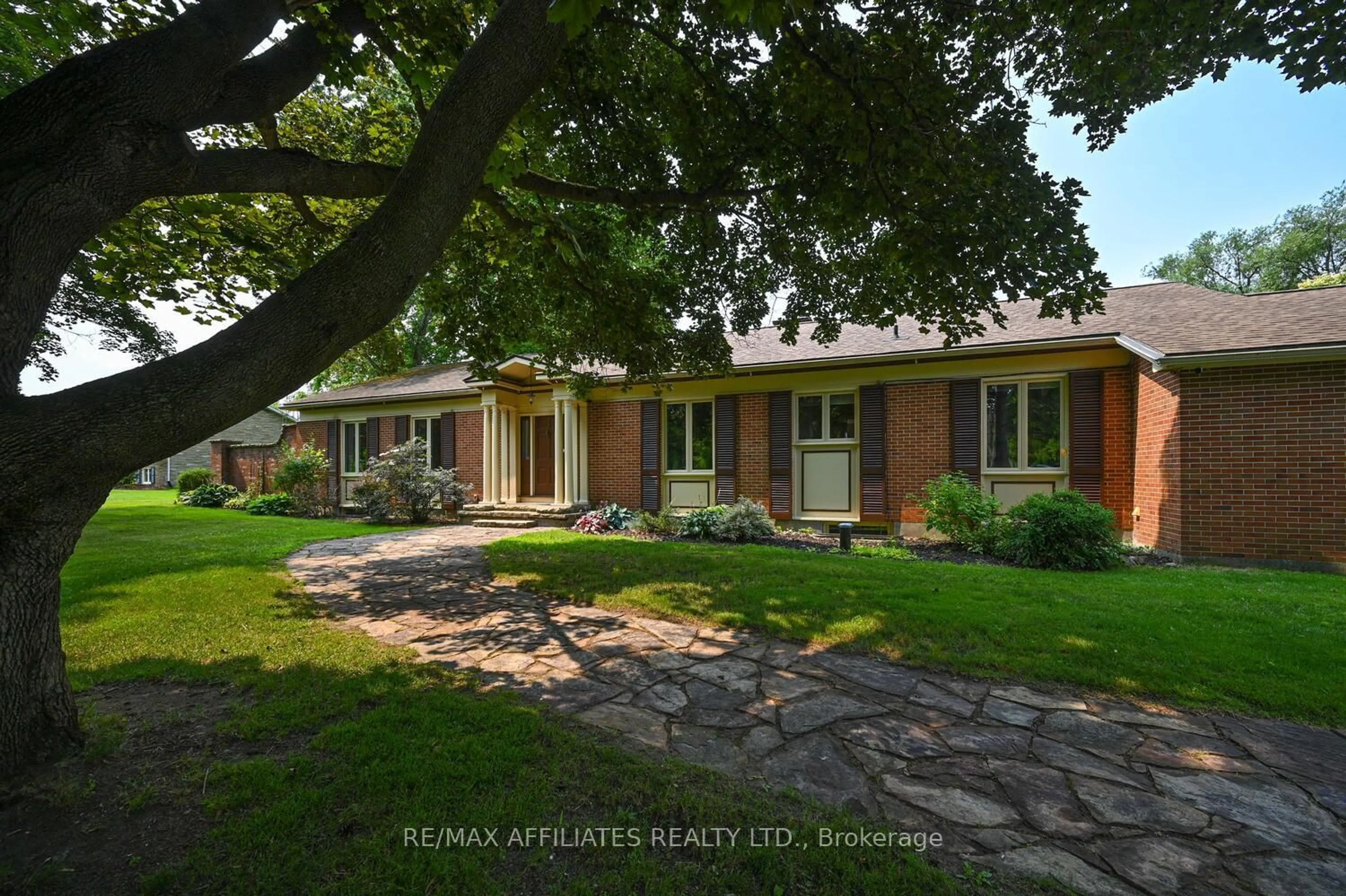 Home with brick exterior material, street for 2995 43 Highway, Smiths Falls Ontario K7A 5B8