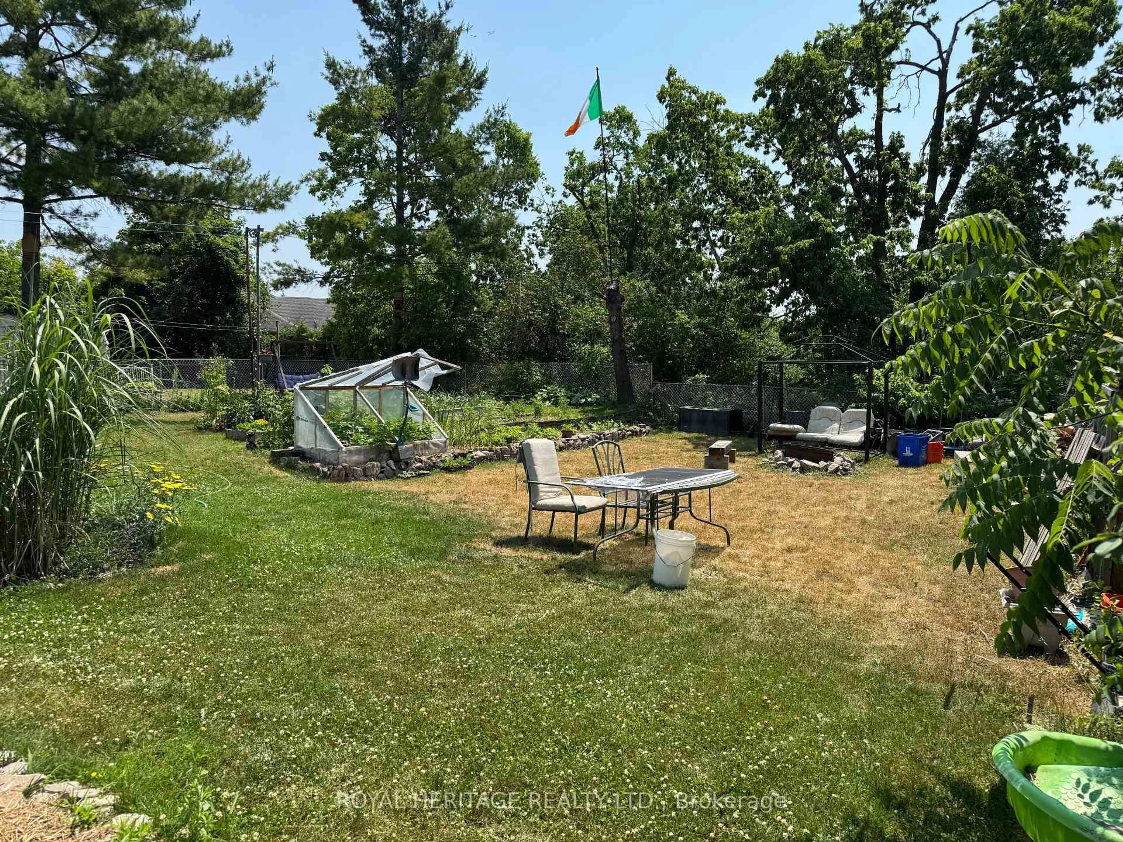 A pic from outside/outdoor area/front of a property/back of a property/a pic from drone, forest/trees view for 34 Prince St, Kawartha Lakes Ontario K0M 1A0