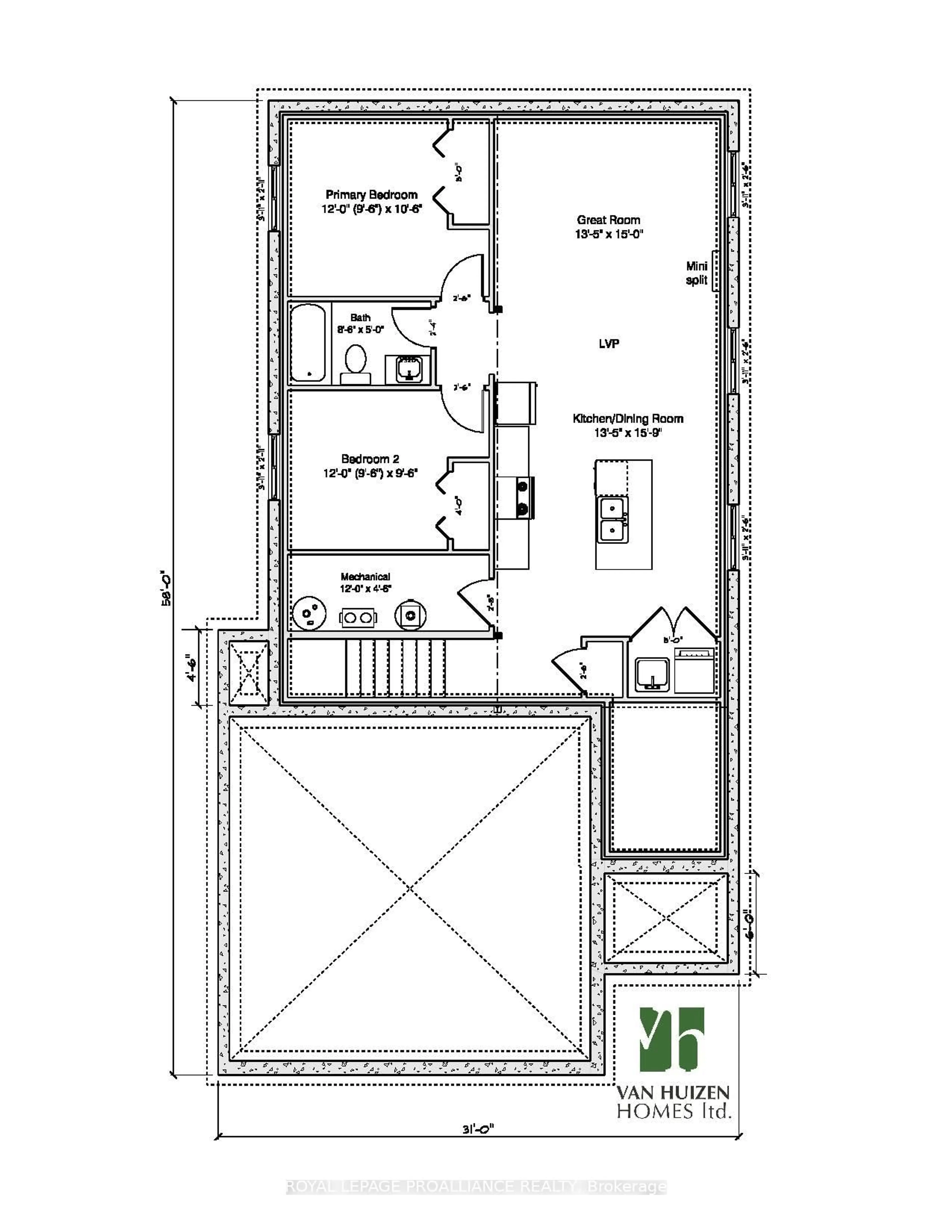 Floor plan for 162 Sienna Ave, Belleville Ontario K8P 0H3